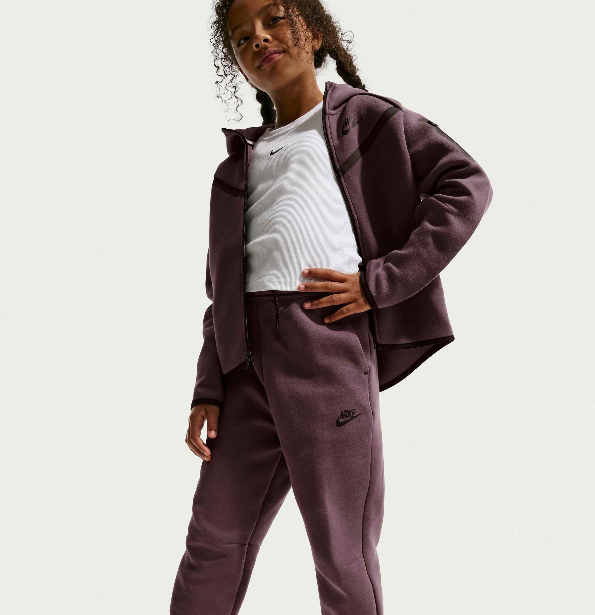 NIKE, Girls' Joggers Sportswear Tech Fleece