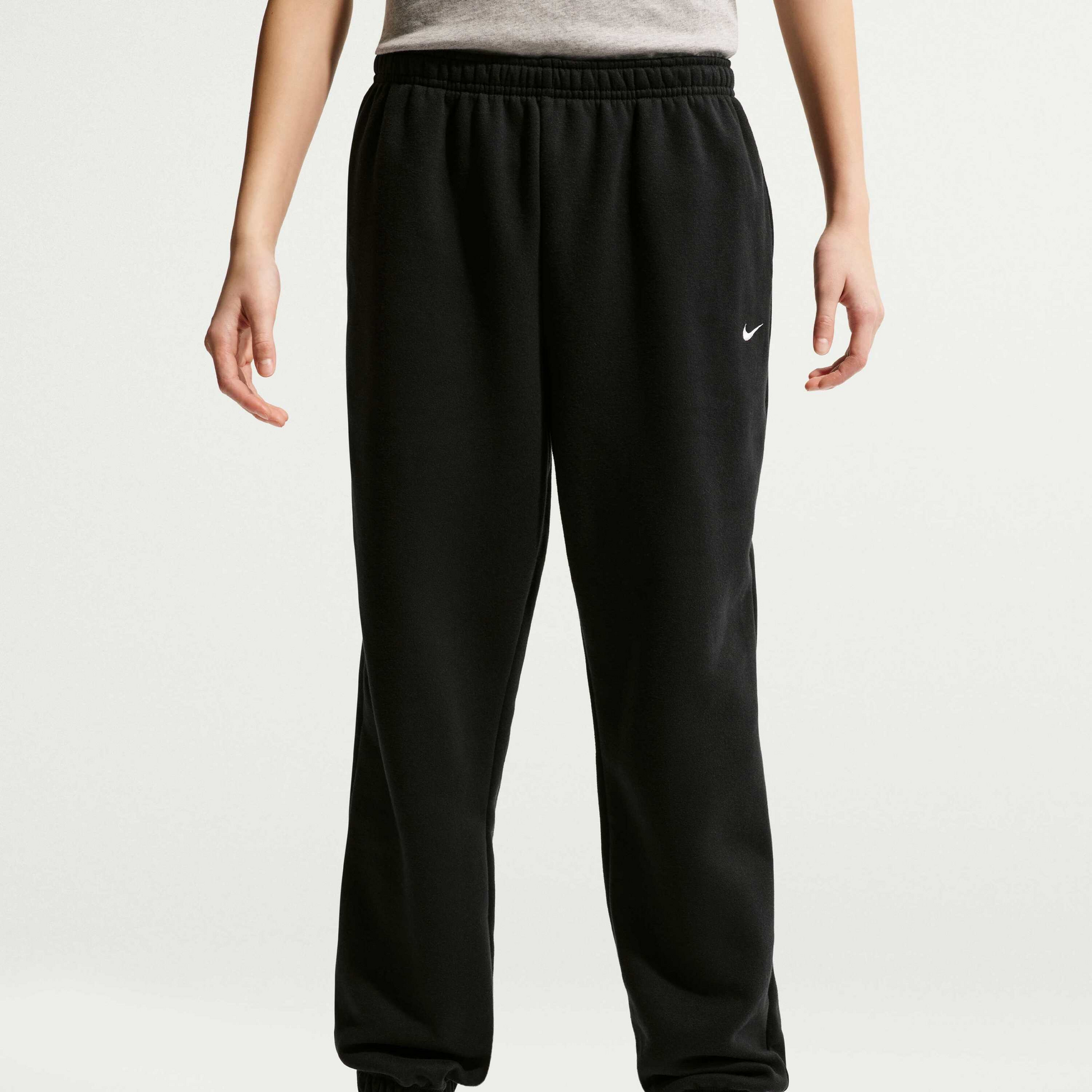 NIKE, Girls' Loose Trousers Sportswear Studio Fleece