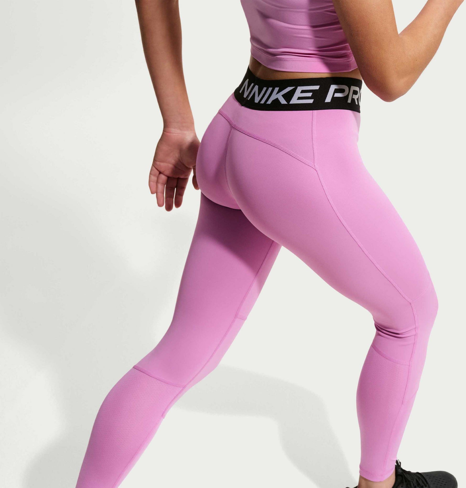 NIKE, Girls' Mid-rise Leggings Pro