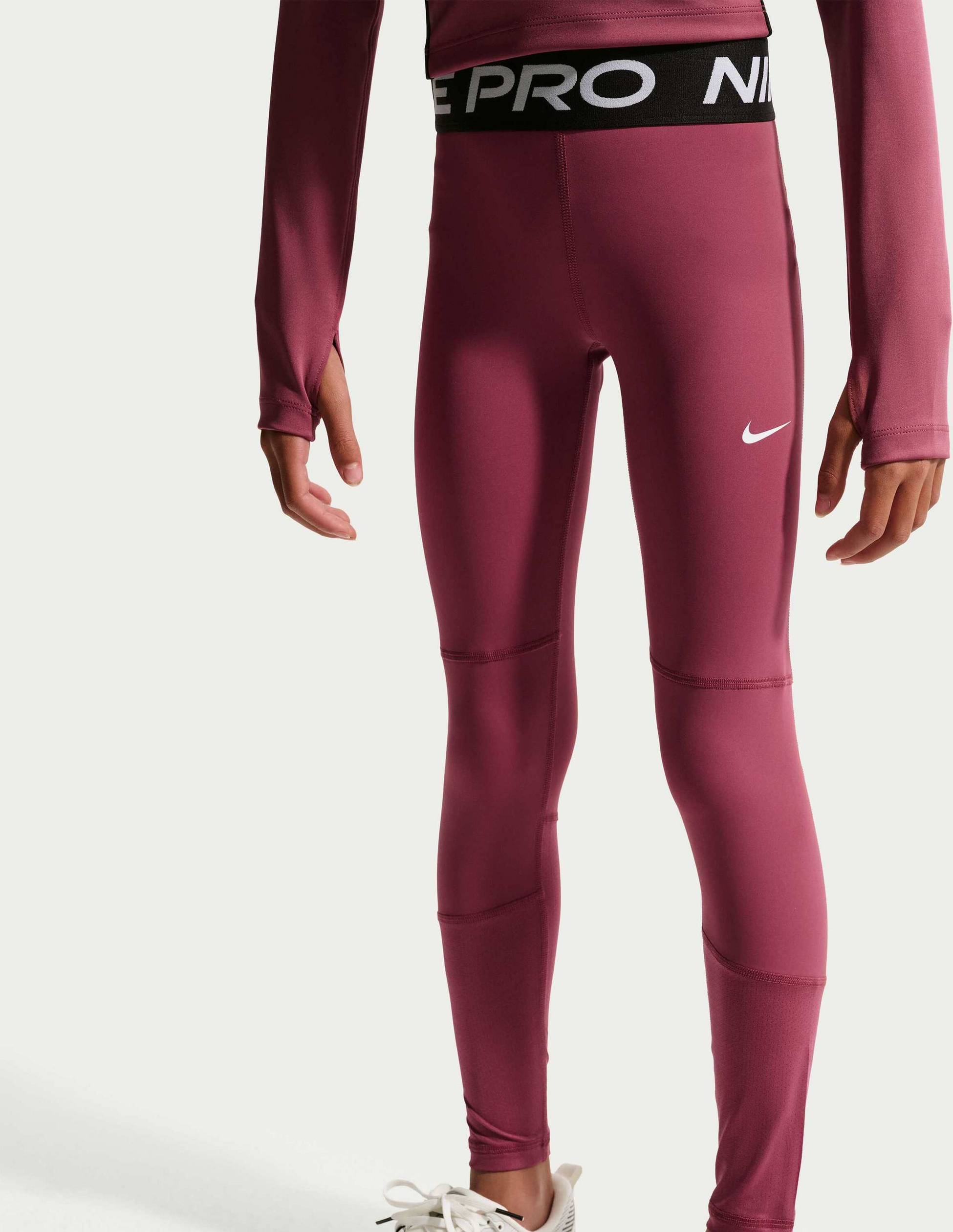 NIKE, Girls' Mid-rise Leggings Pro