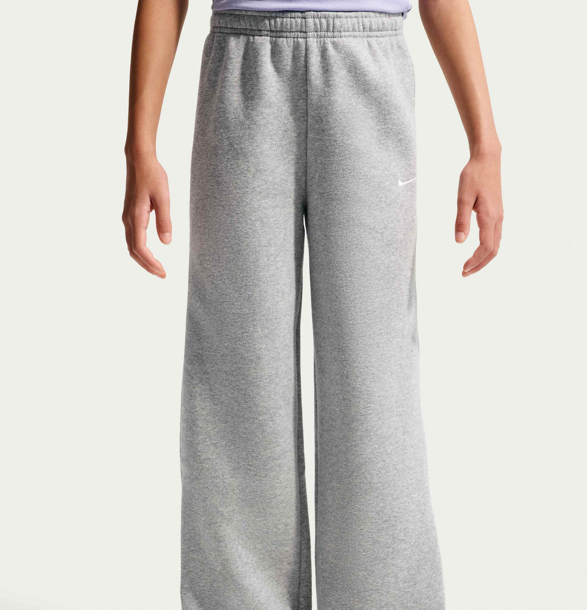 NIKE, Girls' Open-hem Trousers Sportswear Studio Fleece