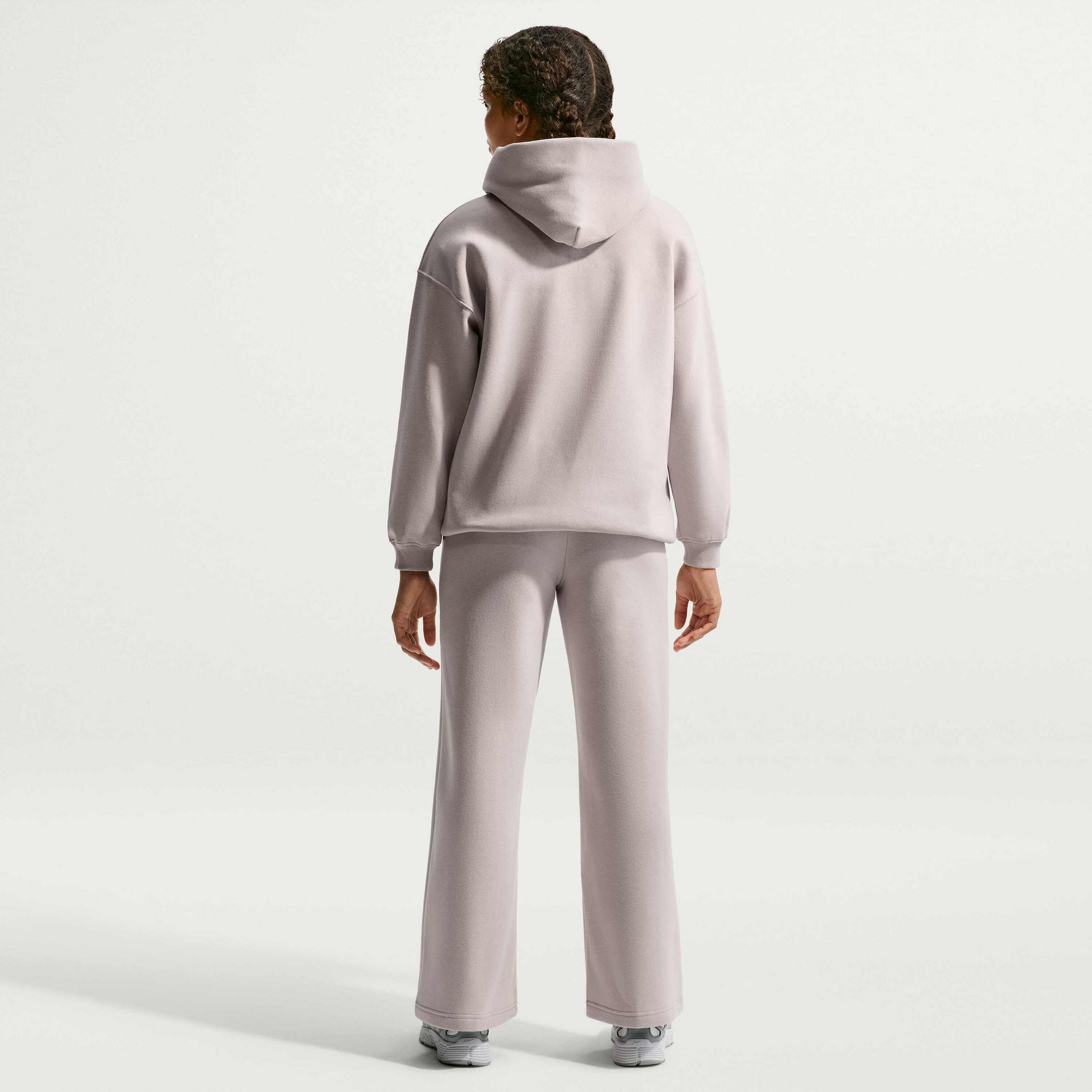 NIKE, Girls' Open-hem Trousers Sportswear Studio Fleece