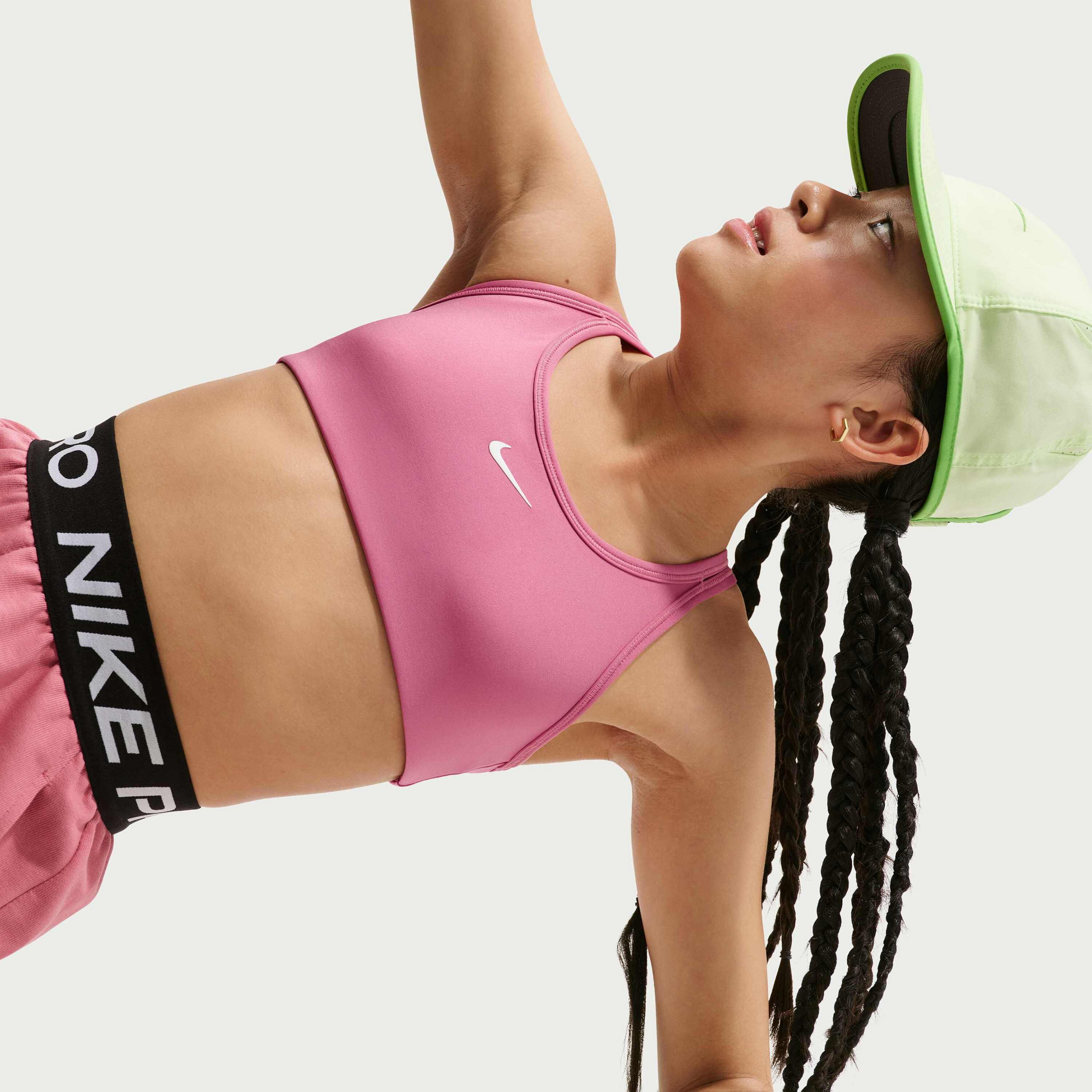 NIKE, Girls' Sports Bra Pro Swoosh
