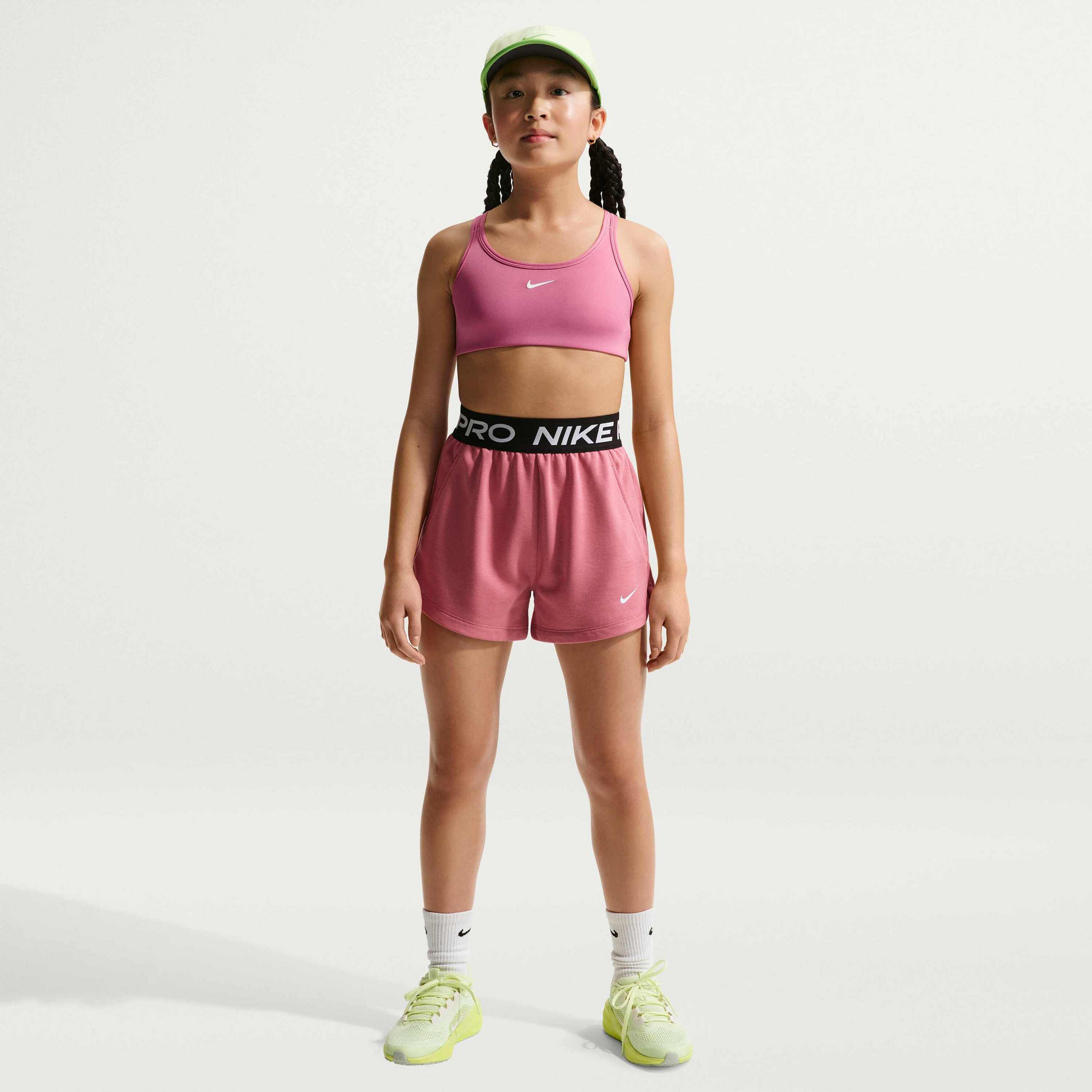 NIKE, Girls' Sports Bra Pro Swoosh