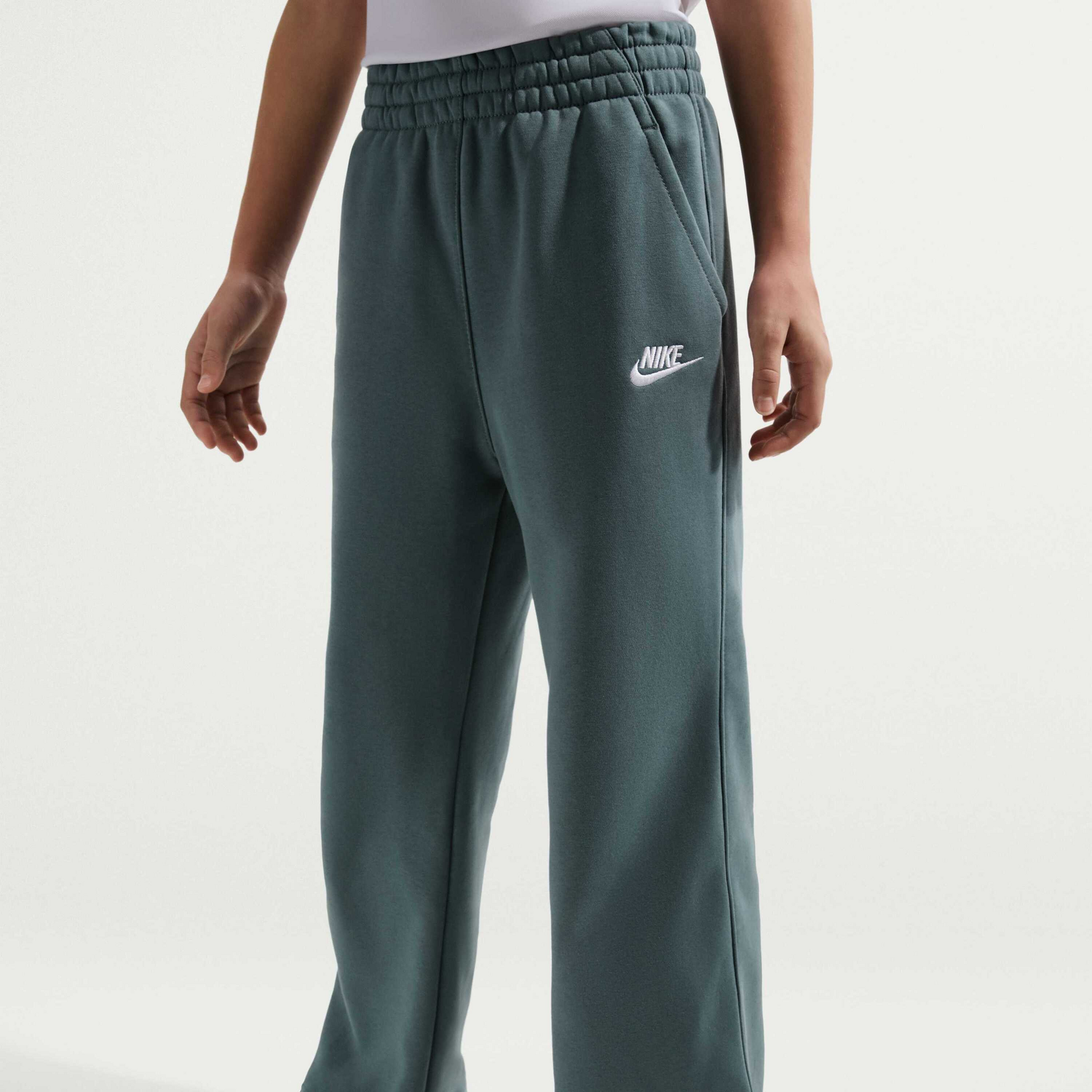 NIKE, Girls' Wide-leg Trousers Sportswear Club Fleece
