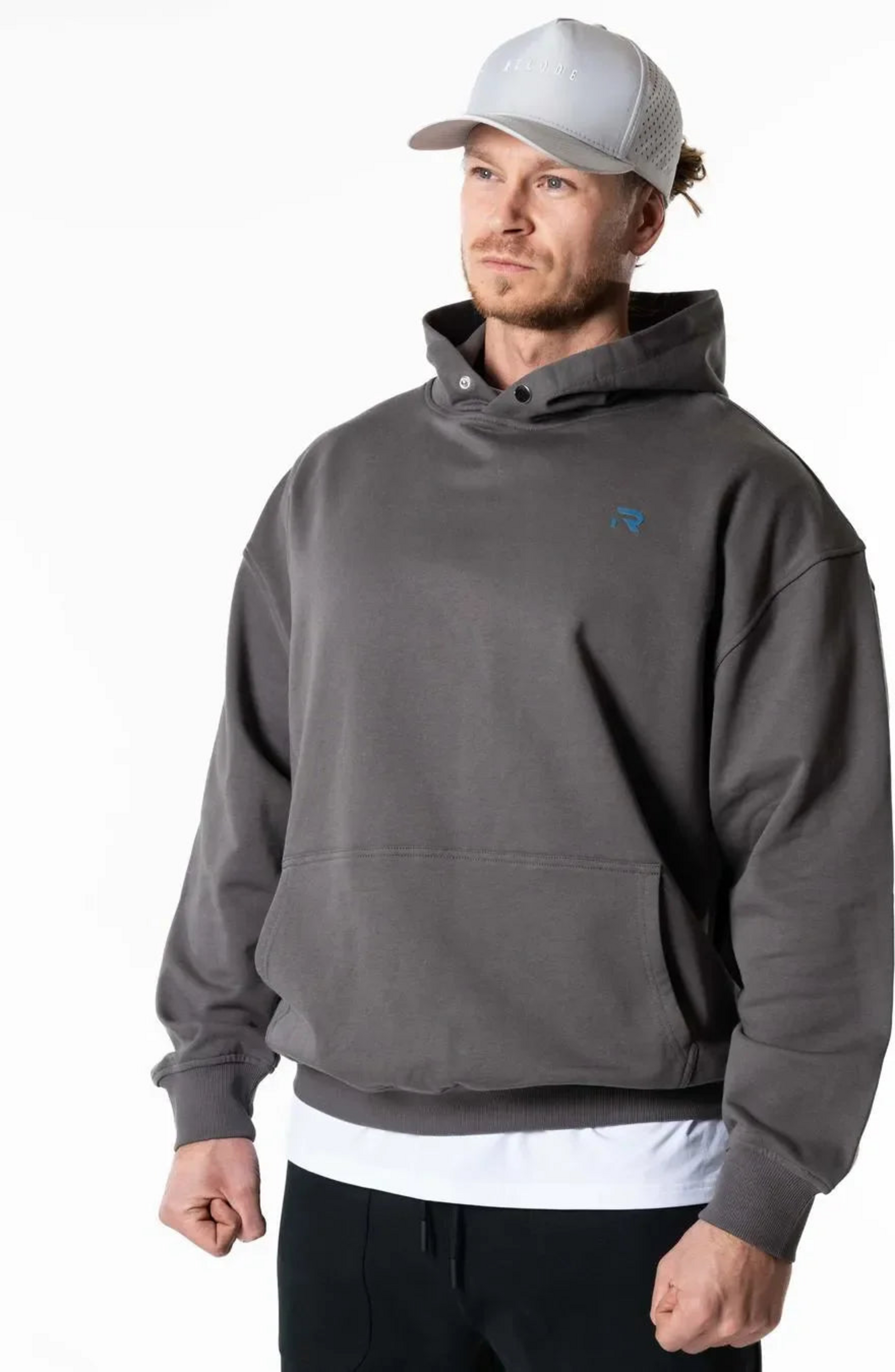 RELODE, Global Hoodie - Gr&aring;