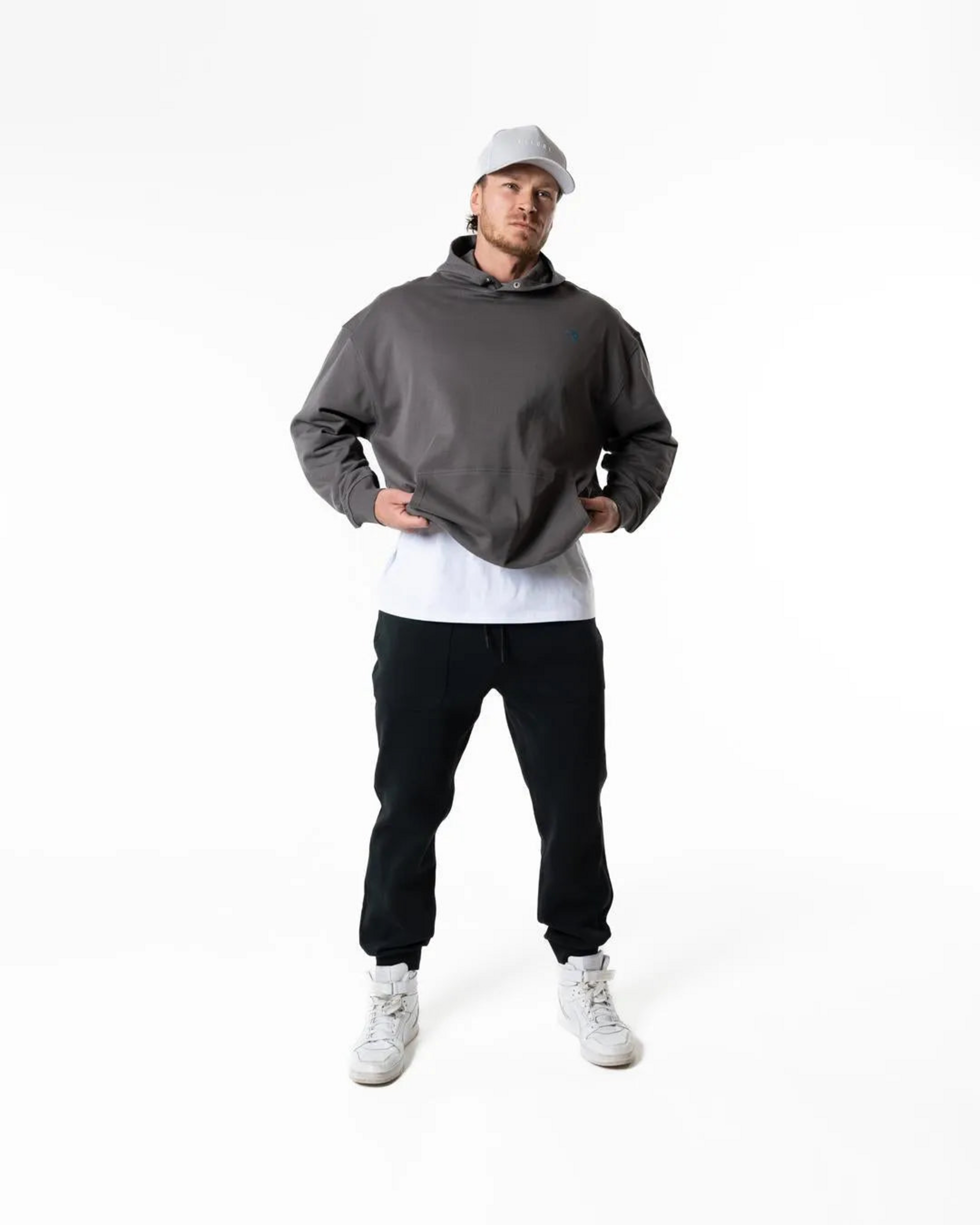 RELODE, Global Hoodie - Gr&aring;