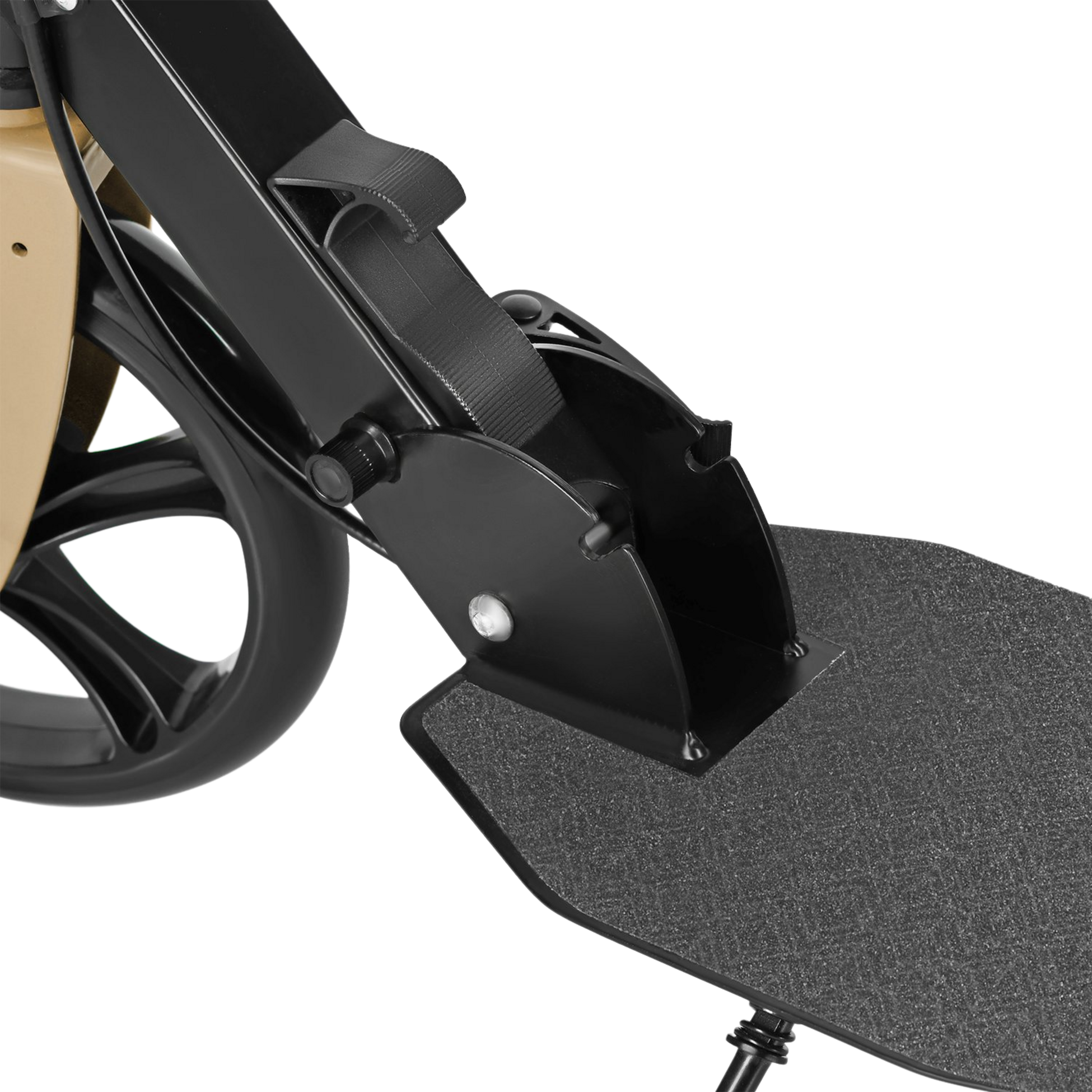 NORTHIX, Gold Folding Scooter &ndash; Lightweight, Adjustable Height