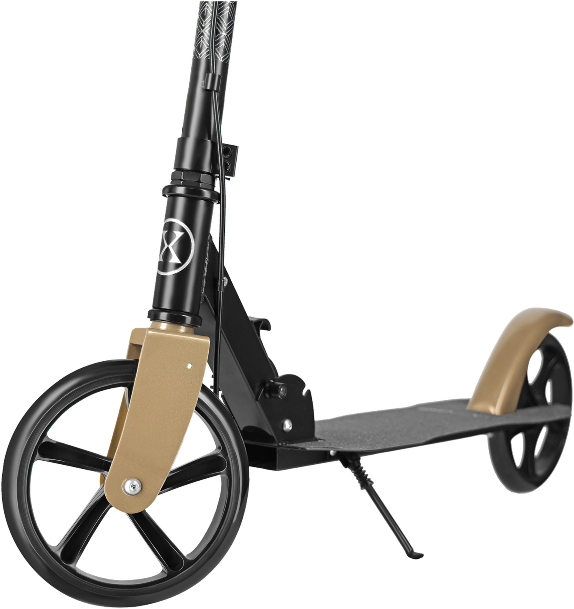 NORTHIX, Gold Folding Scooter &ndash; Lightweight, Adjustable Height