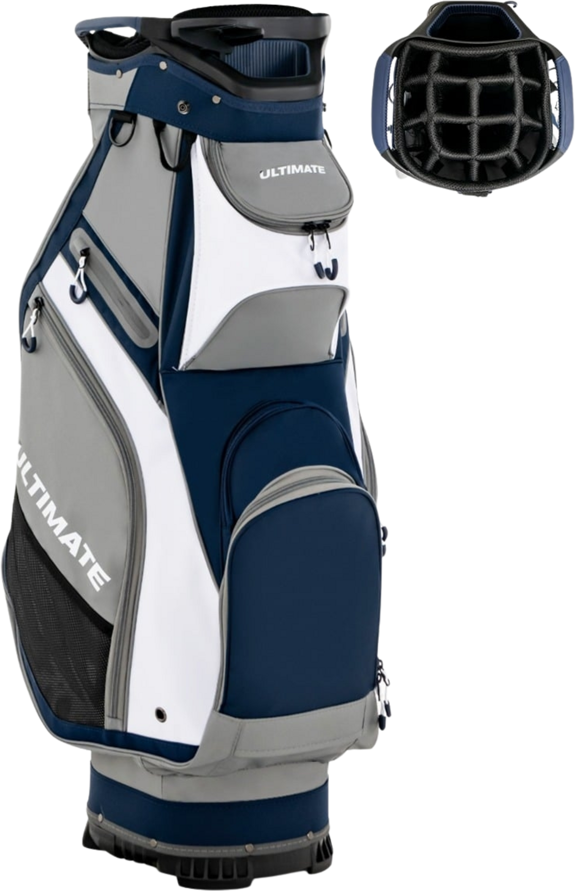 NORTHIX, Golf Bag With 14 Full-length Dividers, Navy/grey
