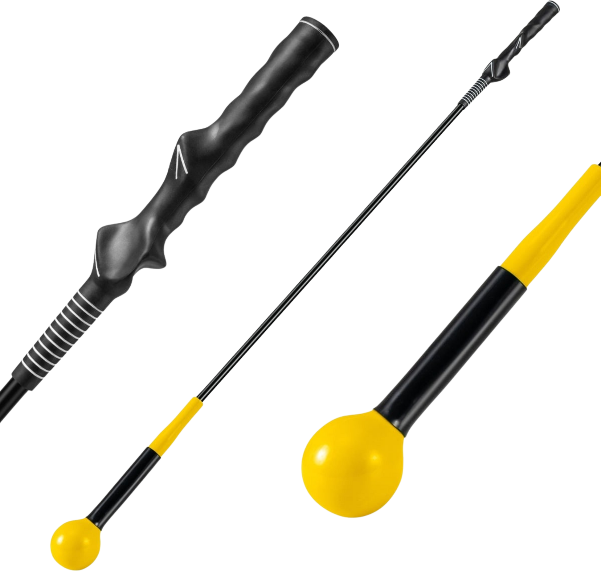 NORTHIX, Golf Swing Trainer With Weighted Head, 120cm, Yellow