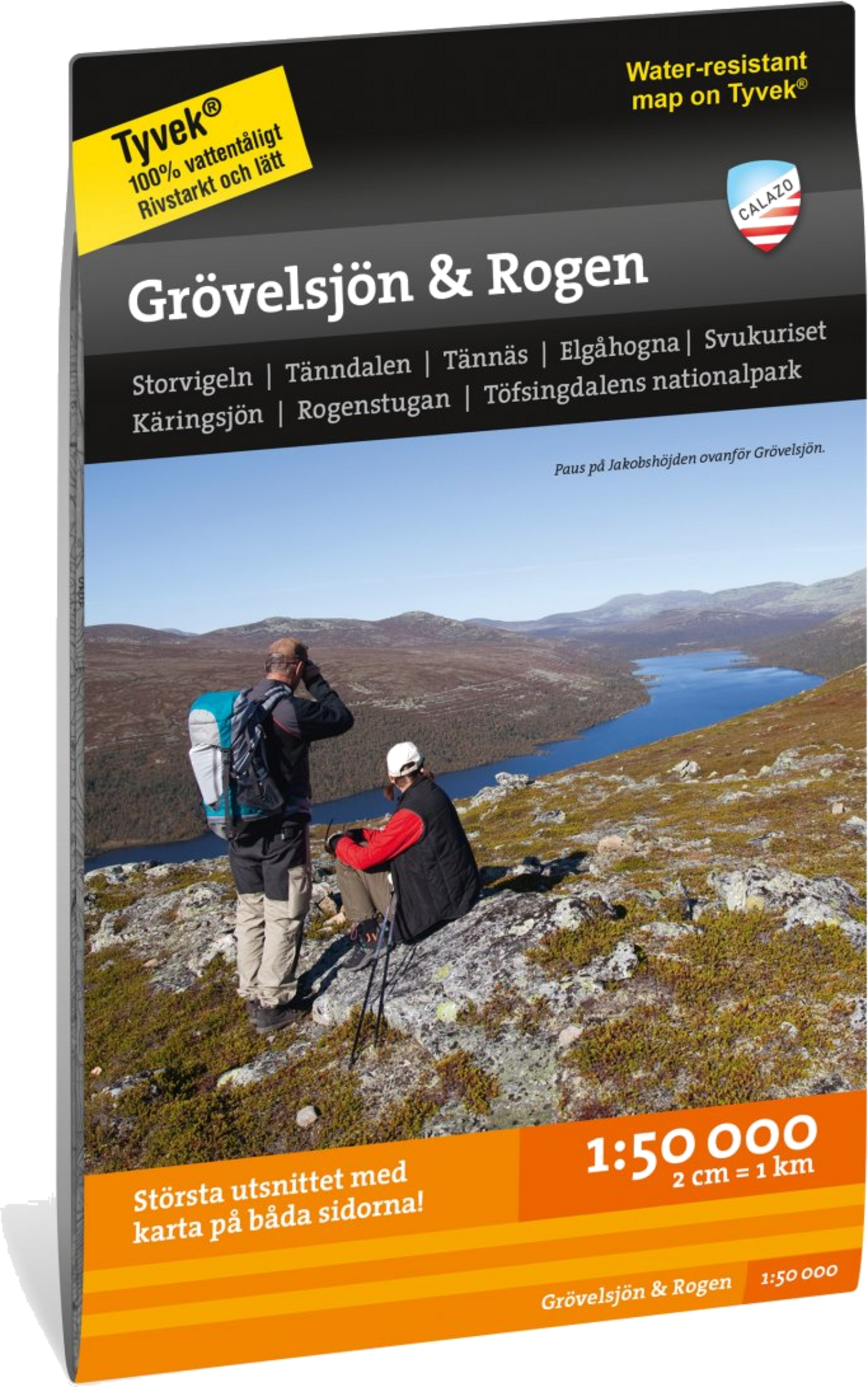 CALAZO, Grövelsjön  Rogen 1:50.000