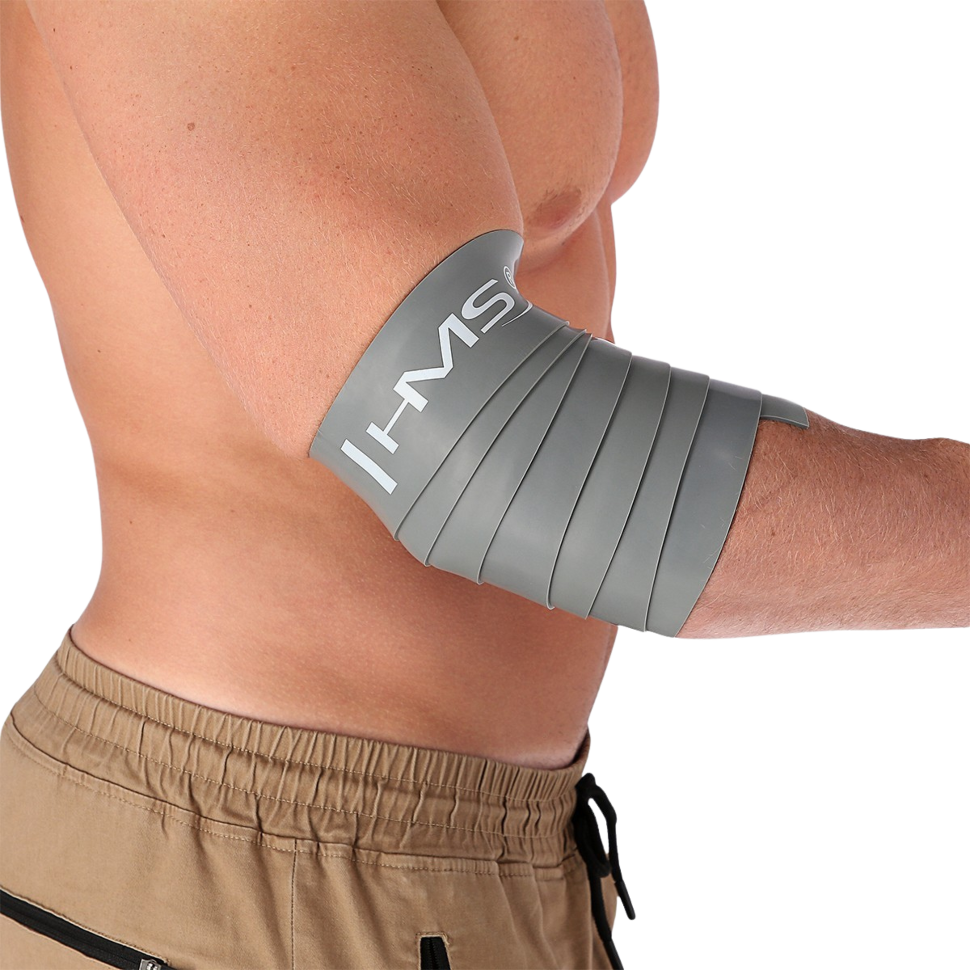 NORTHIX, Gray Rubber Exercise Band &ndash; Floss, Resistance Training