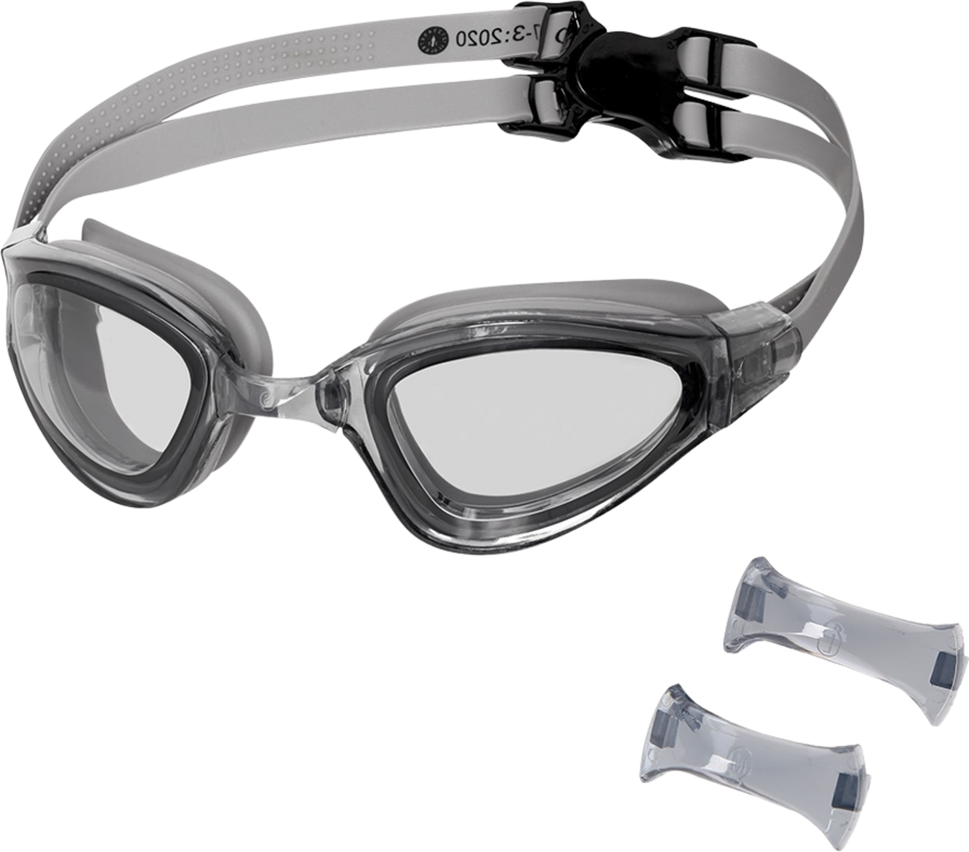 NORTHIX, Gray Swimming Goggles, Anti-fog, Uv Protection