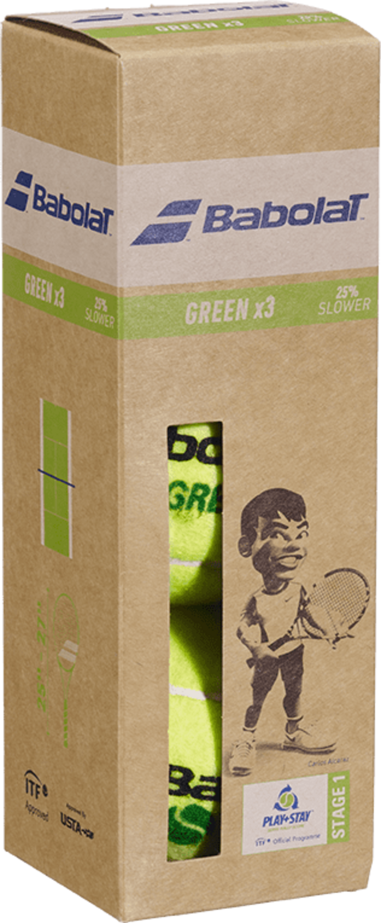 BABOLAT, Green 3-pack