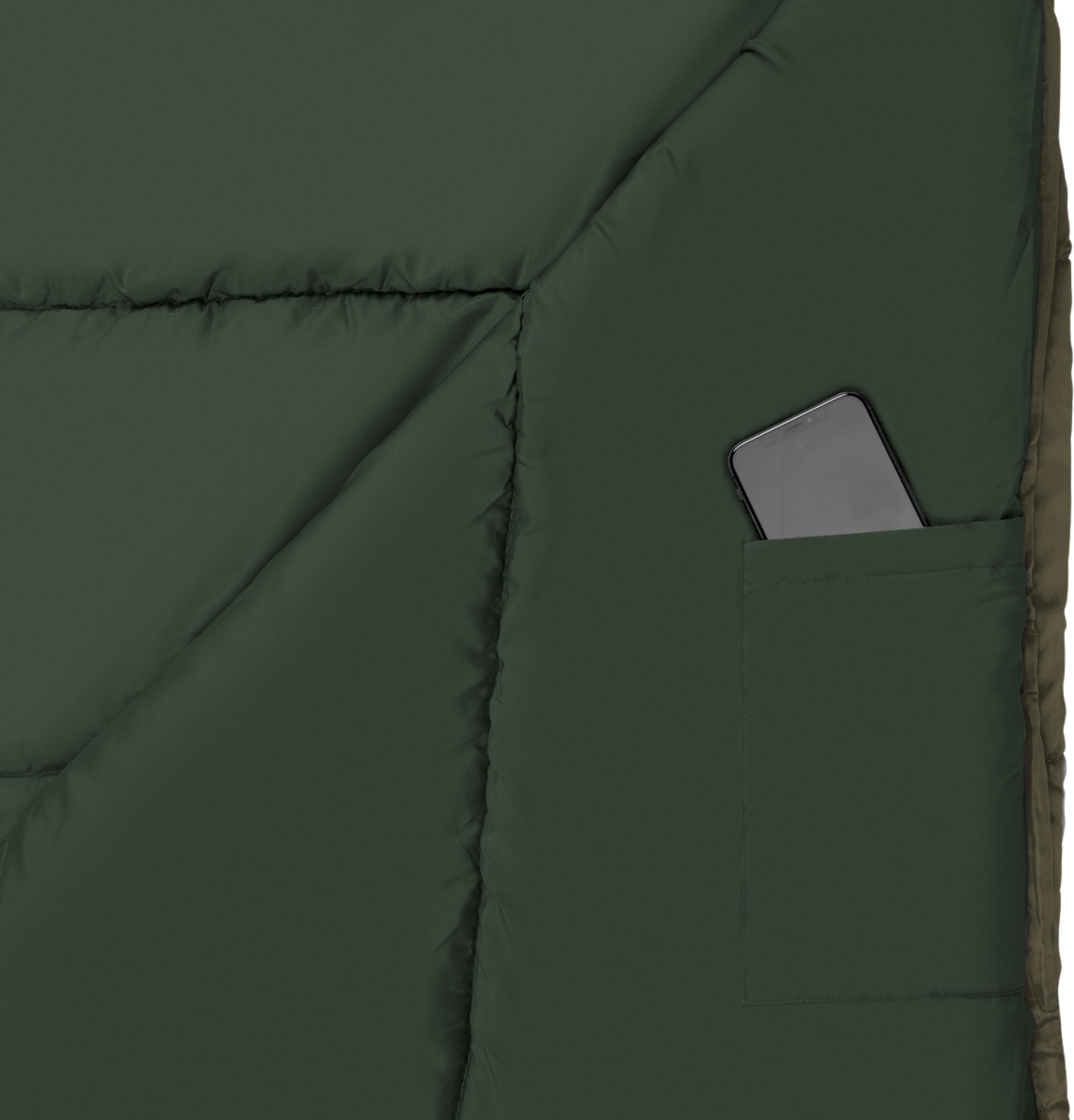 NORTHIX, Green Sleeping Bag, Lightweight, Compact, Camping