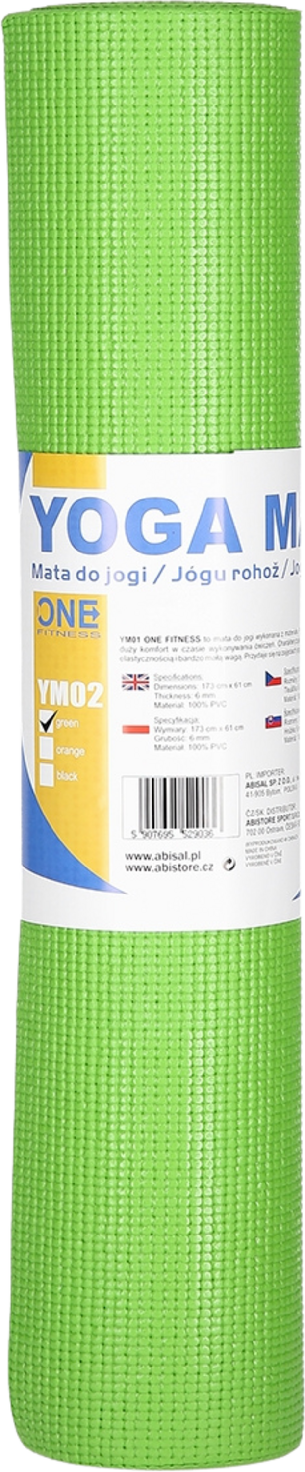 NORTHIX, Green Yoga Mat, Non-slip, Eco-friendly, 6mm Thick