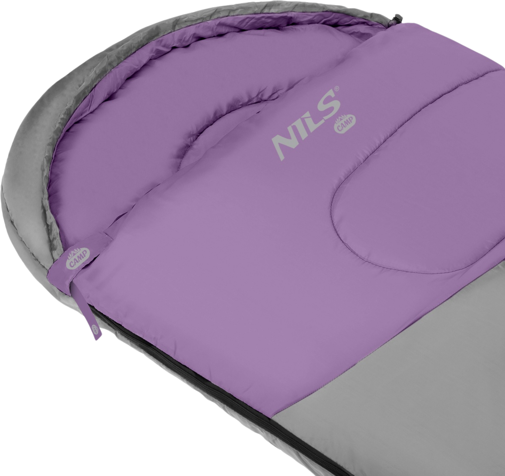 NORTHIX, Grey-violet Sleeping Bag, Size M, Lightweight
