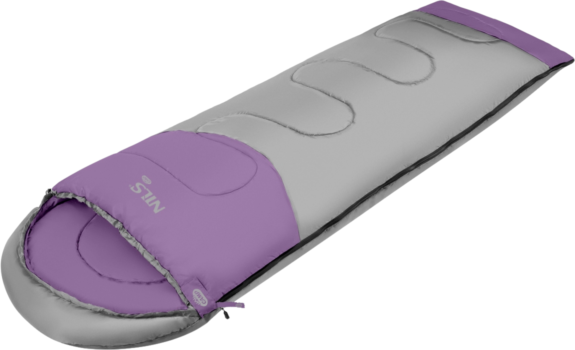 NORTHIX, Grey-violet Sleeping Bag, Size M, Lightweight