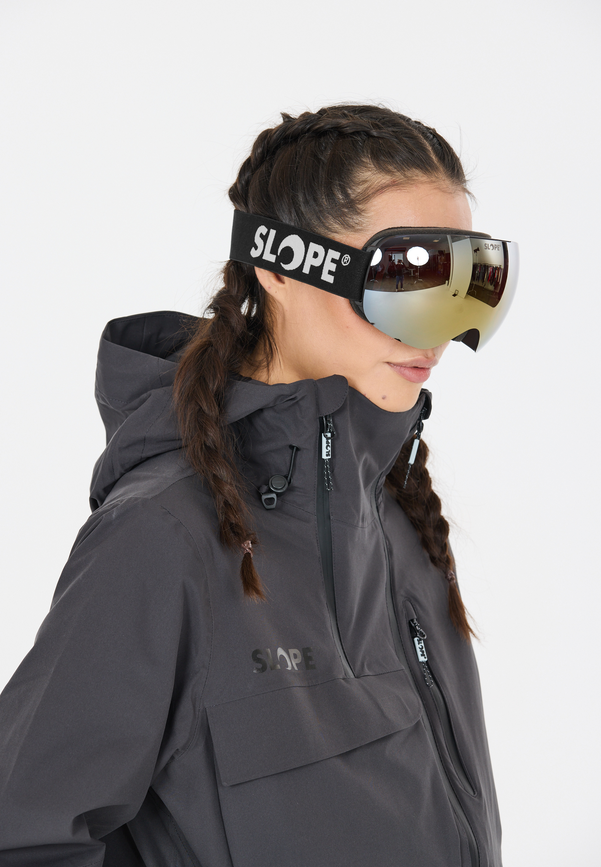 SLOPE, Greyer Ski Goggles