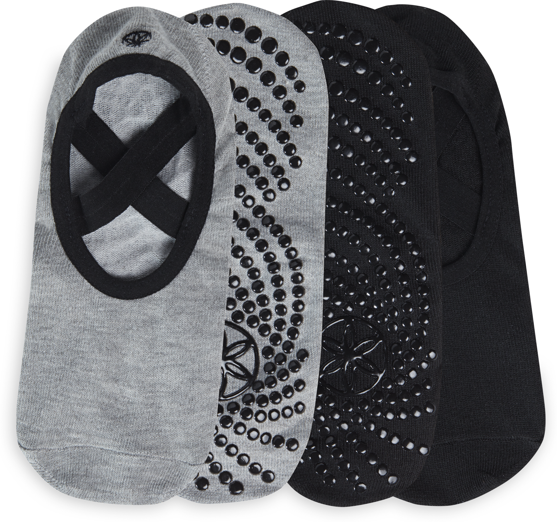 GAIAM, Grippy Yoga Barre Socks Dovetail 2pk