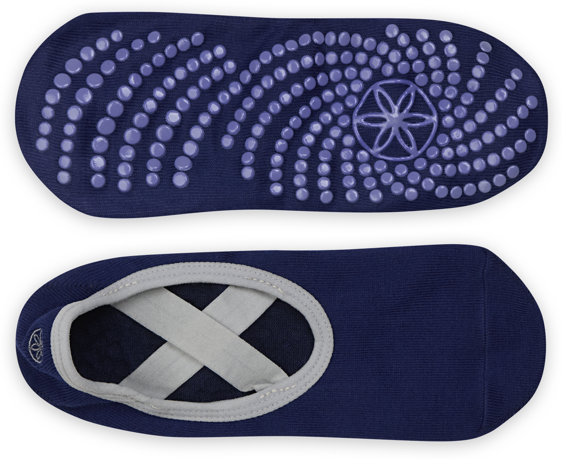 GAIAM, Grippy Yoga Barre Socks Indigo