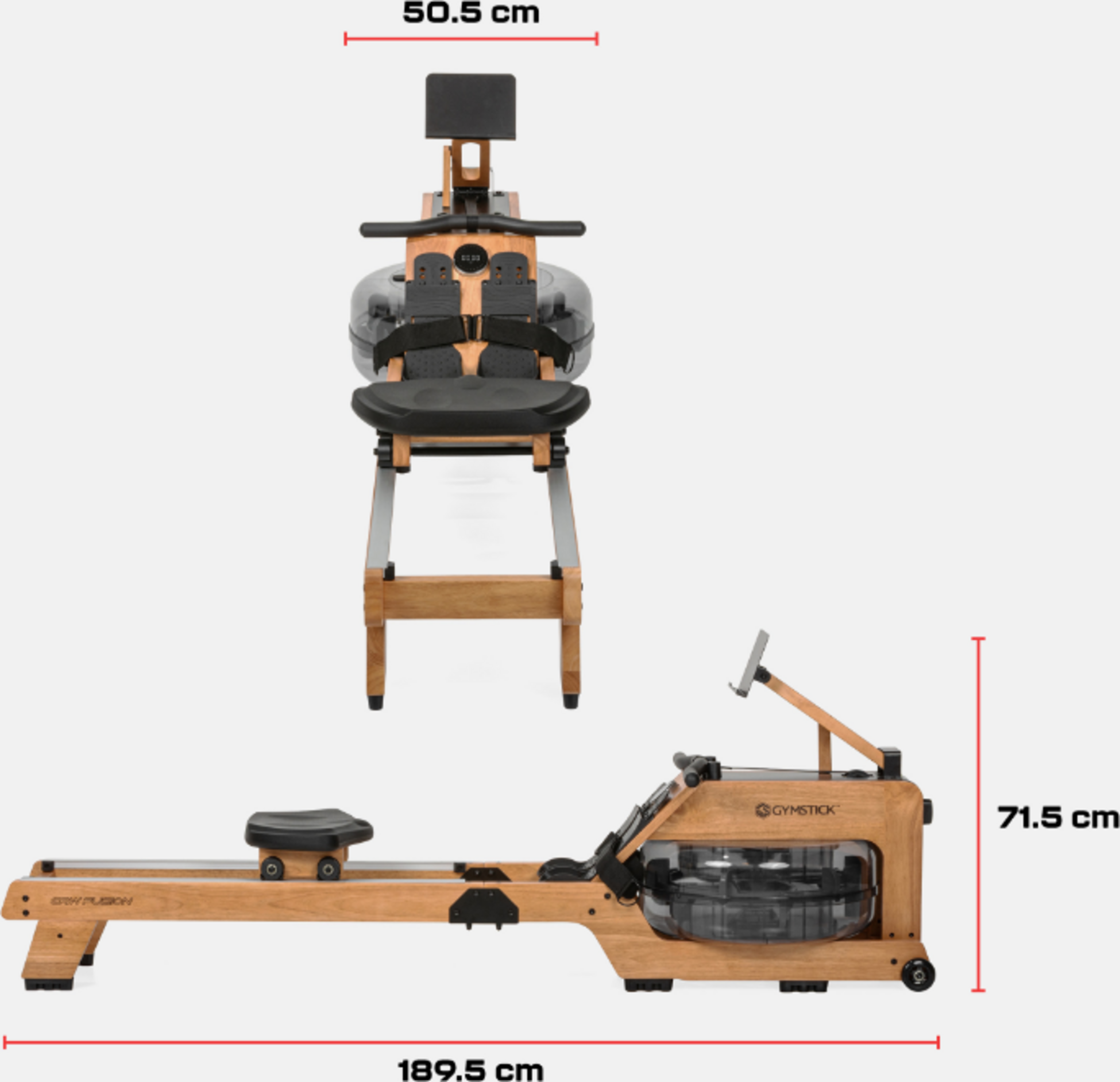 GYMSTICK, Grw Fusion Rower Natural
