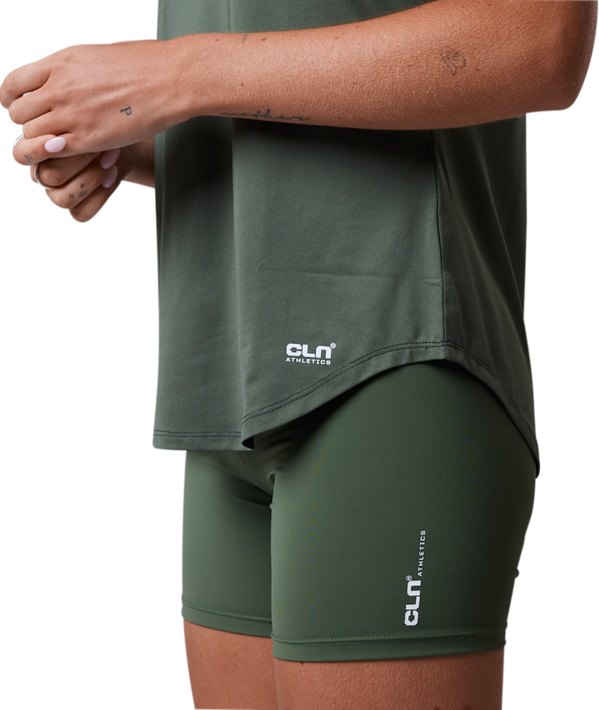 CLN ATHLETICS, Gwen T-shirt Moss Green
