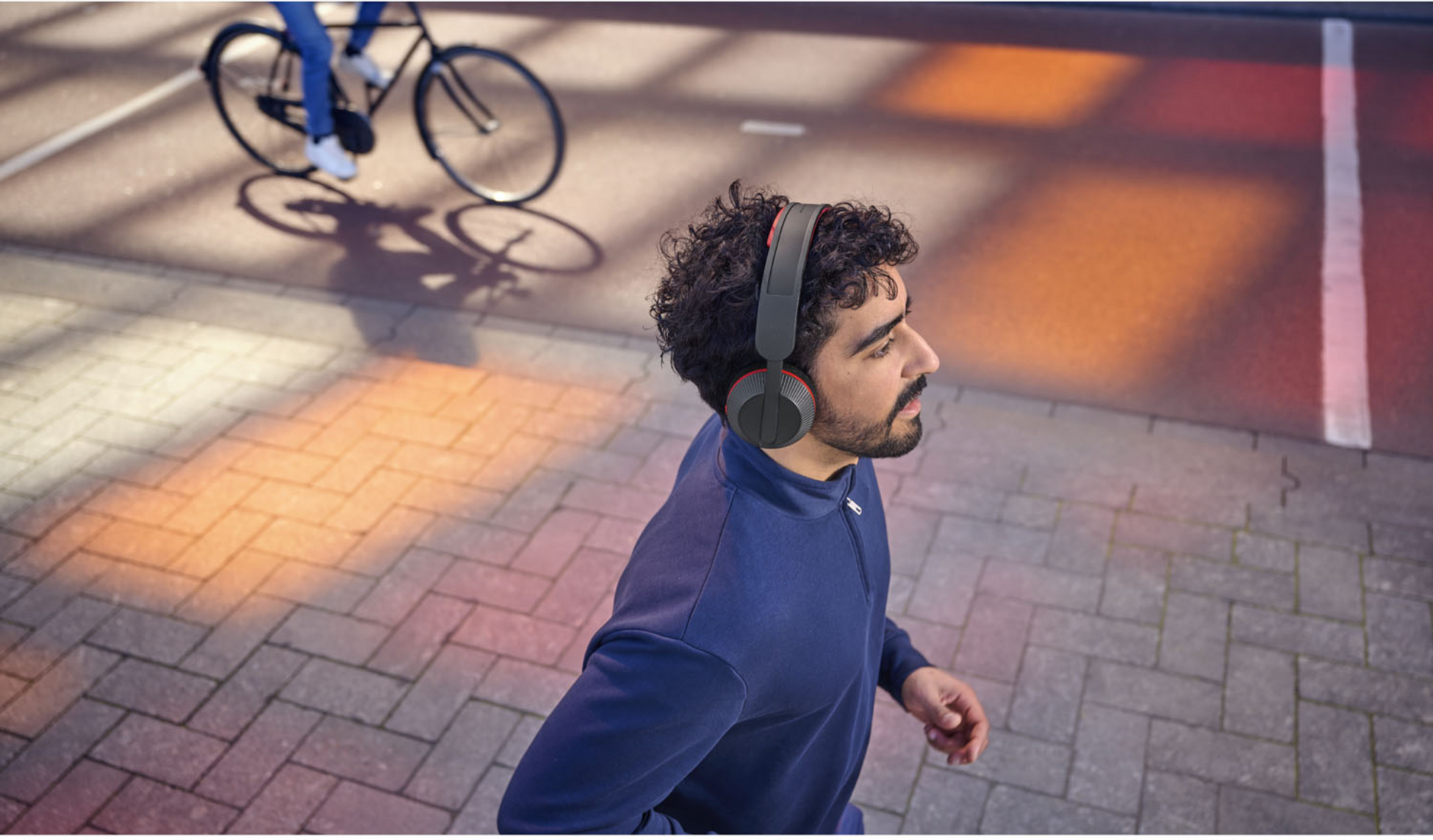 PHILIPS, H&ouml;rlur Over-ear Sport Solcell Ip55