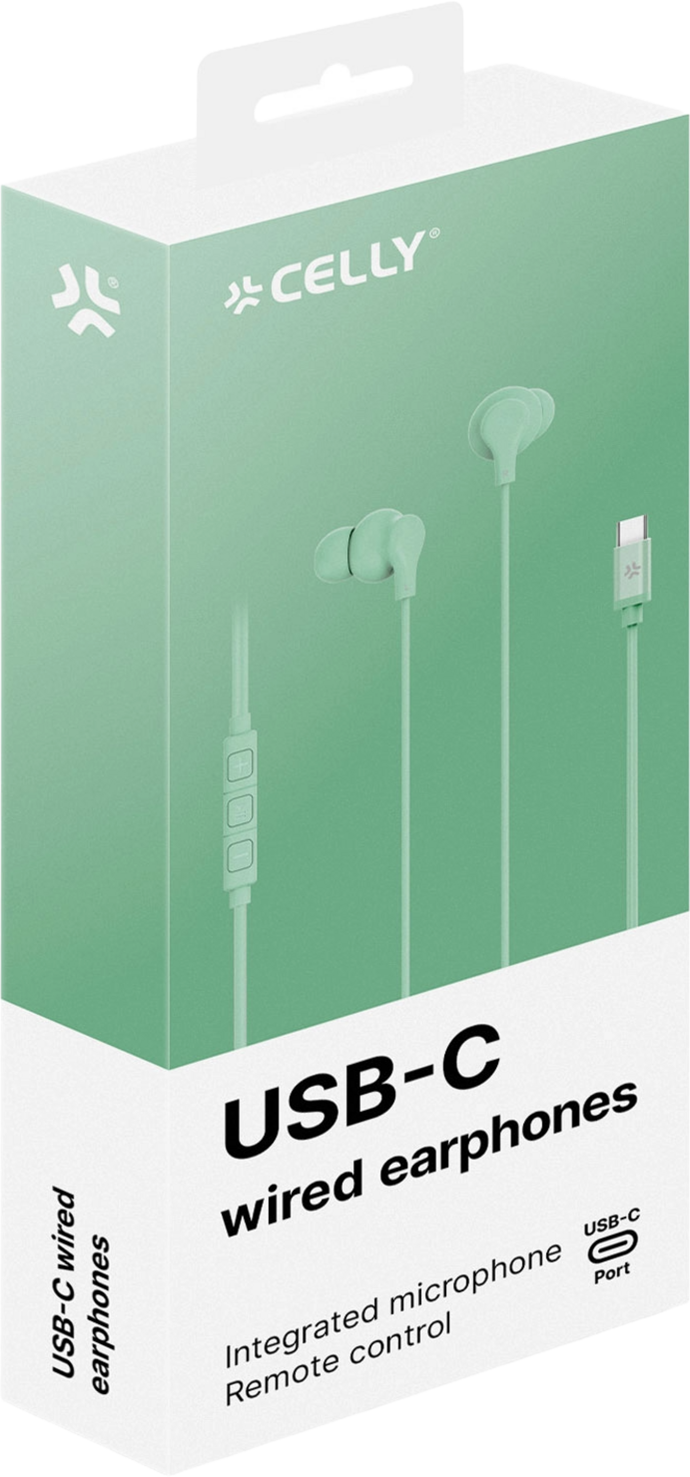 CELLY, H&ouml;rlurar In-ear Kabel Usb-c Up1600