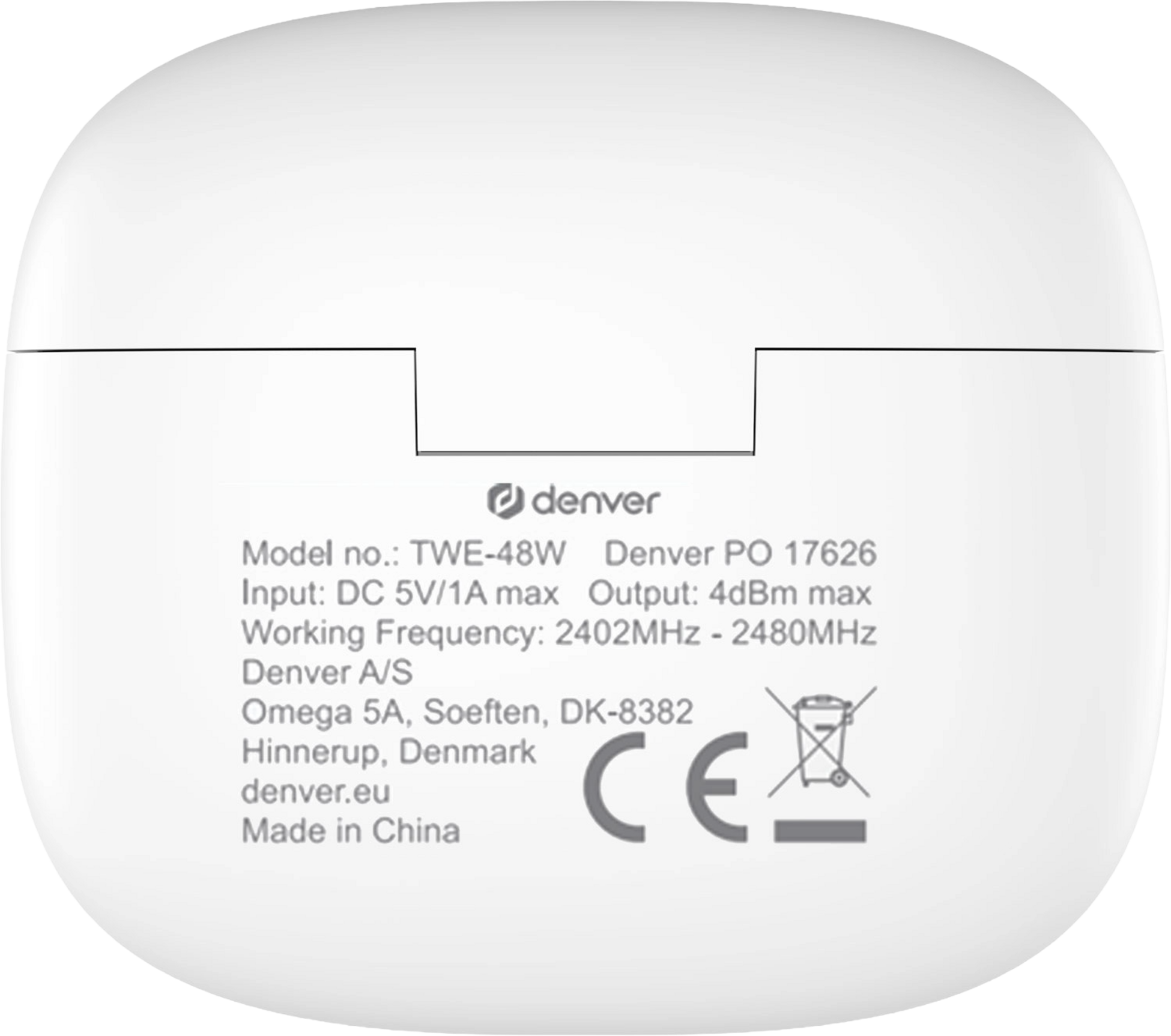 DENVER, H&ouml;rlurar In-ear Tws 6h Twe-48