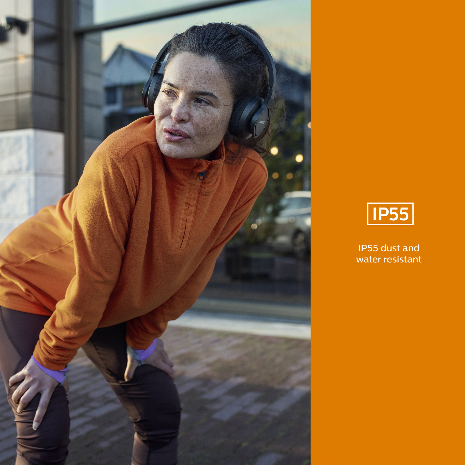 PHILIPS, H&ouml;rlurar On-ear Sport Ip55 36h Taa4216bk/00