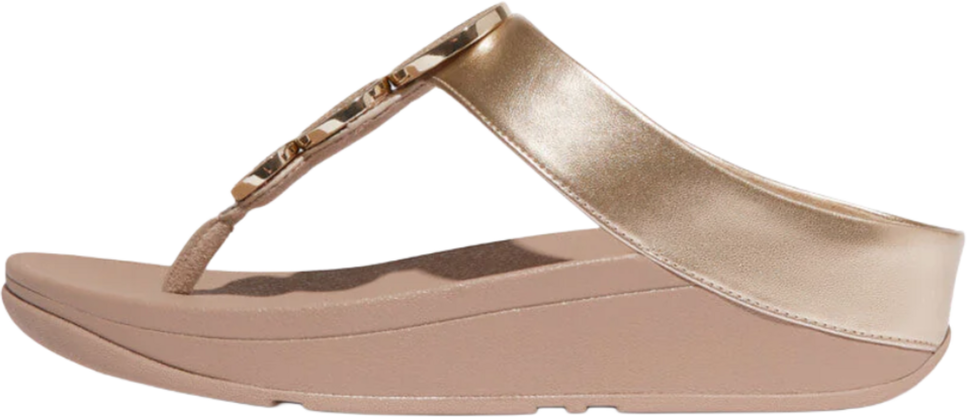 FITFLOP, Halo Bead-circle Metallic Toe-post Sandals