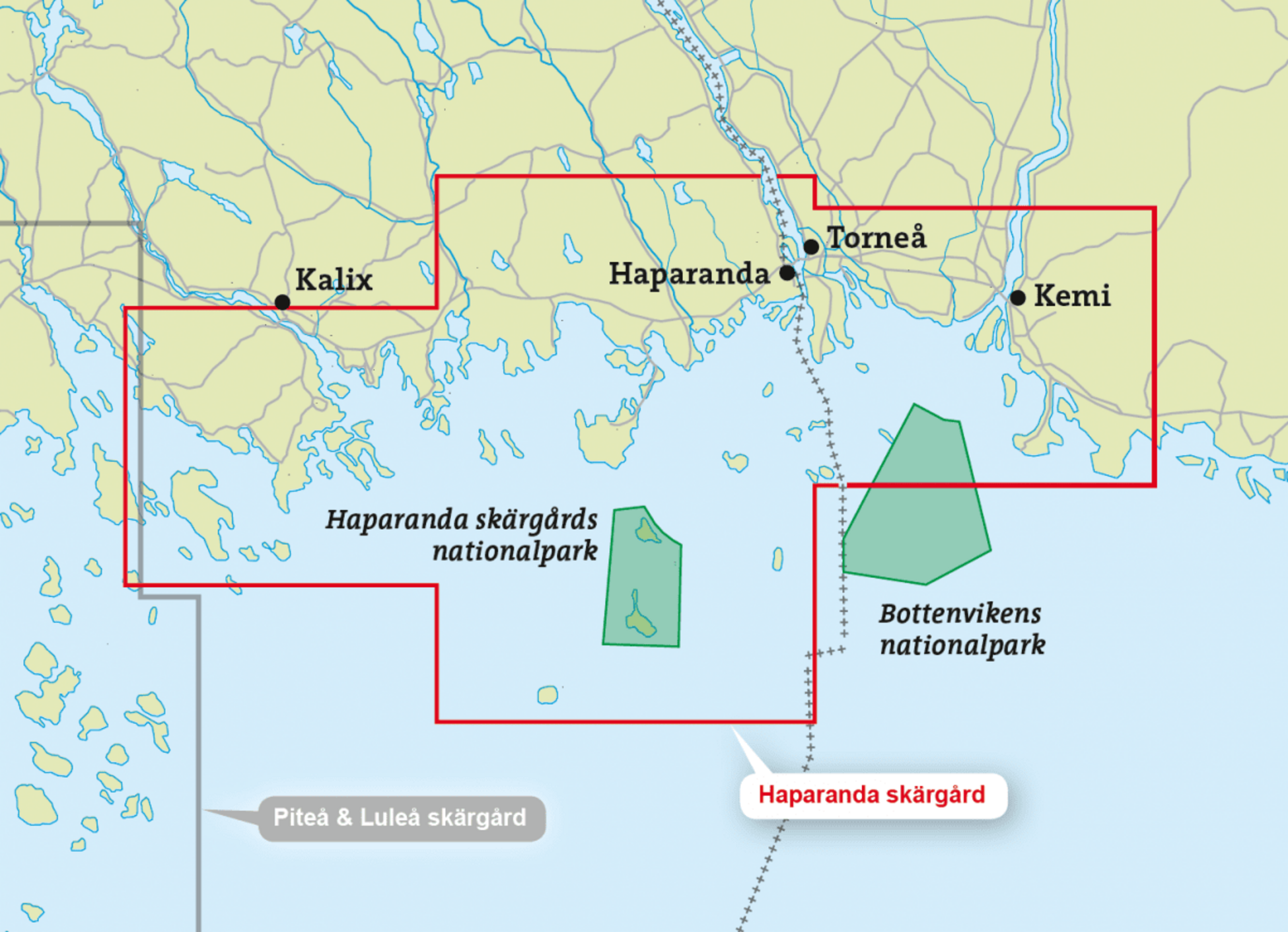 CALAZO, Haparanda Sk&auml;rg&aring;rd 1:50.000