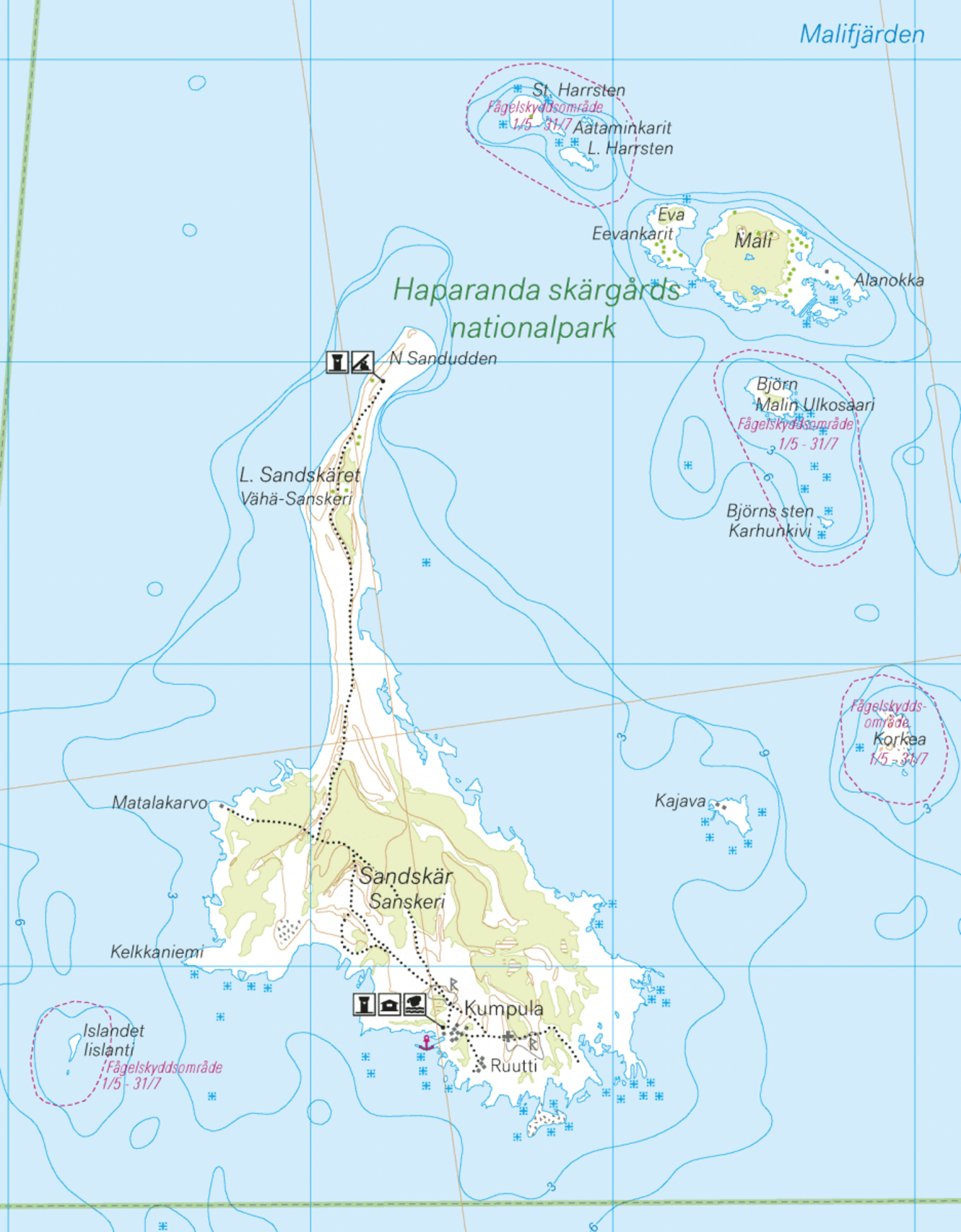 CALAZO, Haparanda Sk&auml;rg&aring;rd 1:50.000