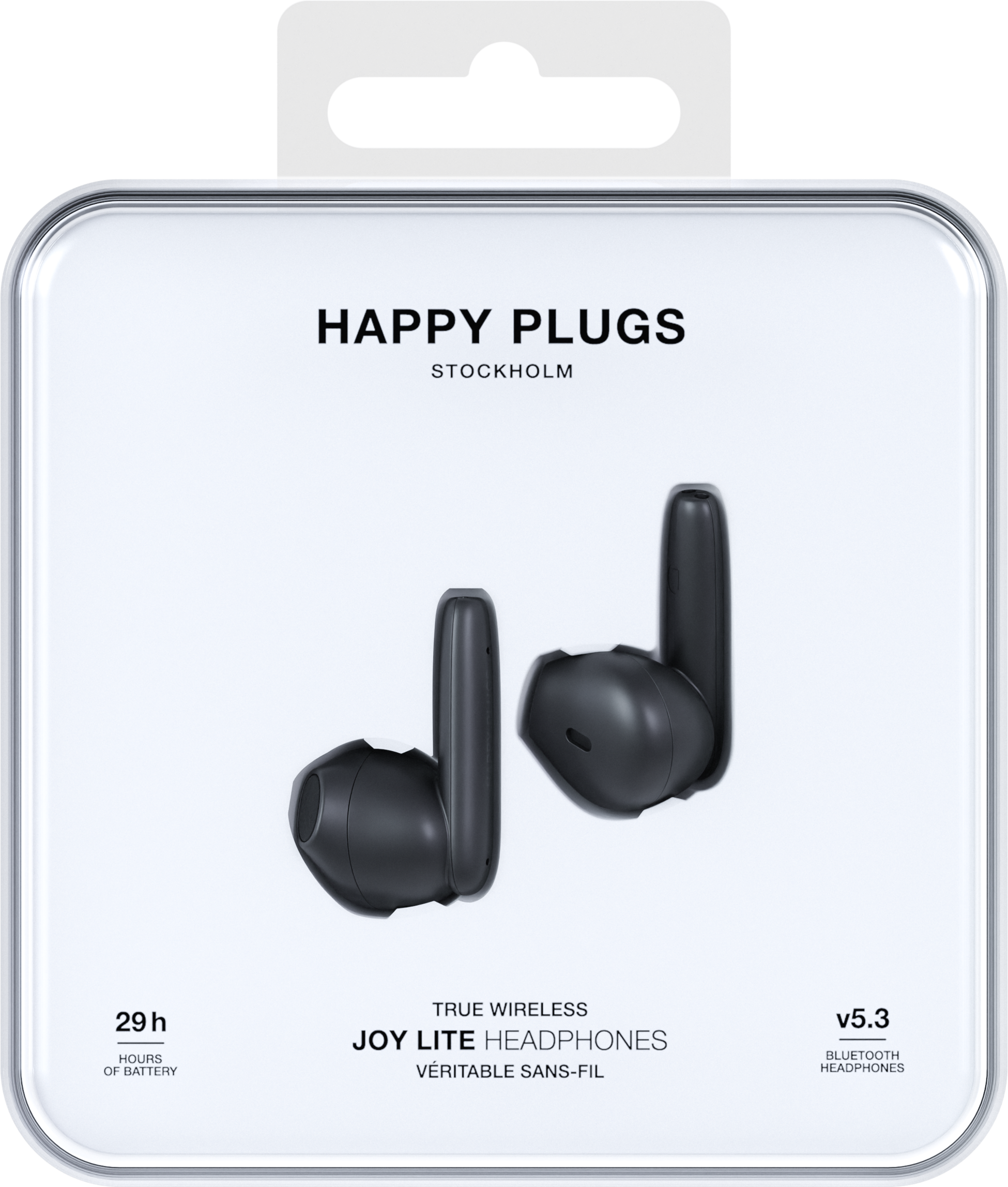 HAPPY PLUGS, Happy Plugs Headphone Joy Lite In-ear True-wireless Black