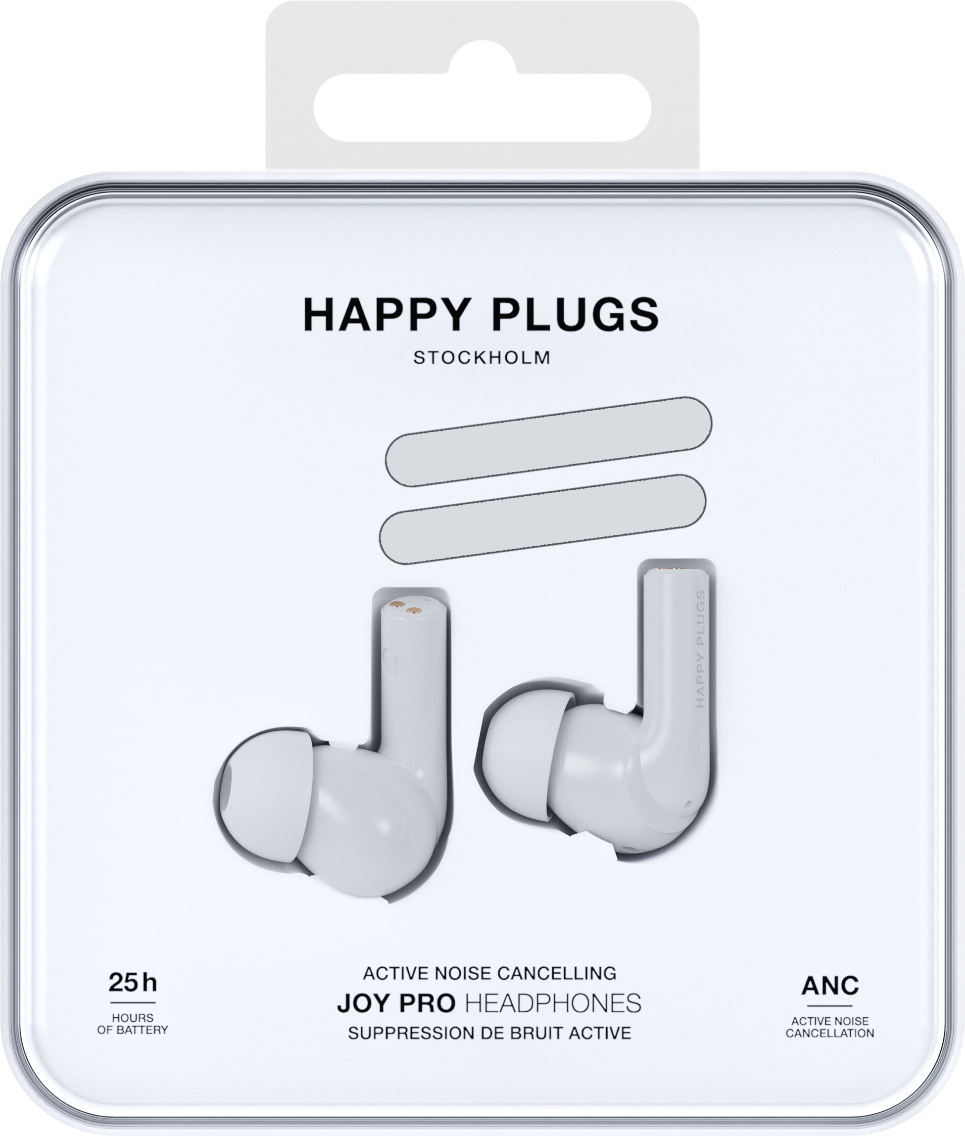 HAPPY PLUGS, Happy Plugs Headphone Joy Pro In-ear Anc True-wireless White