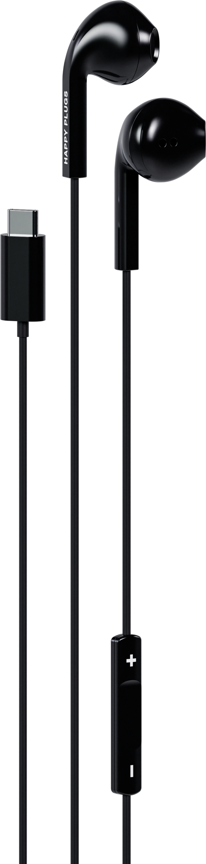 HAPPY PLUGS, Happy Plugs Headphone Wired In-ear Usb-c Black