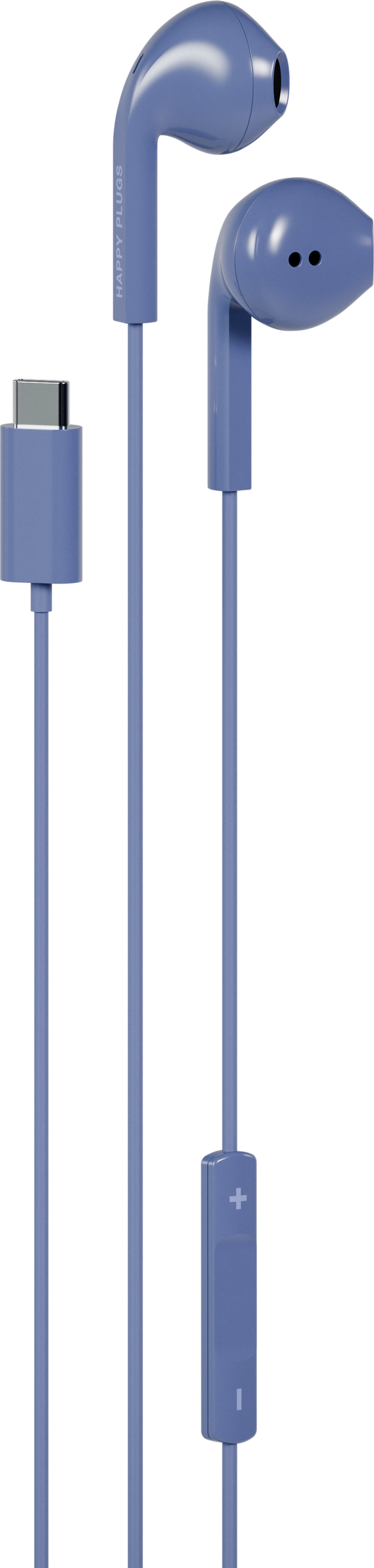 HAPPY PLUGS, Happy Plugs Headphone Wired In-ear Usb-c Blue