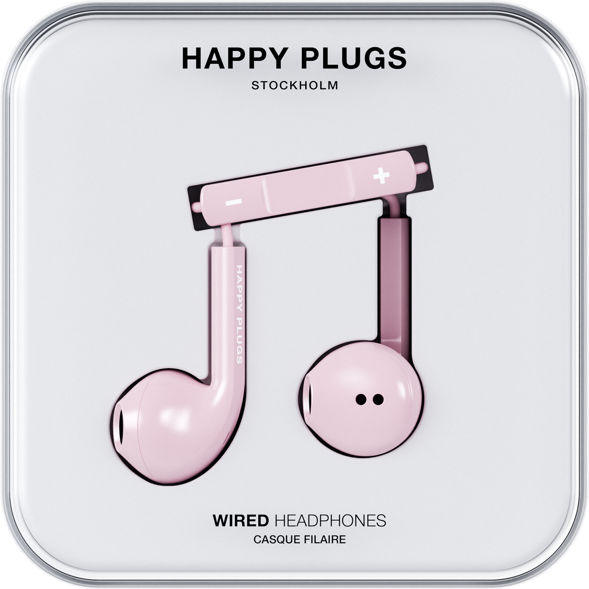 HAPPY PLUGS, Happy Plugs Headphone Wired In-ear Usb-c Pink