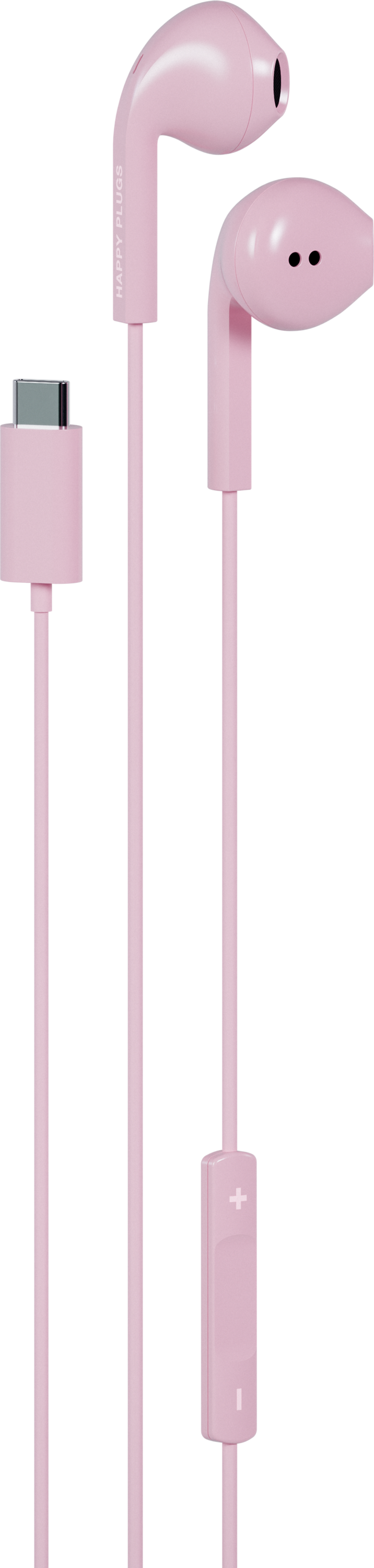 HAPPY PLUGS, Happy Plugs Headphone Wired In-ear Usb-c Pink