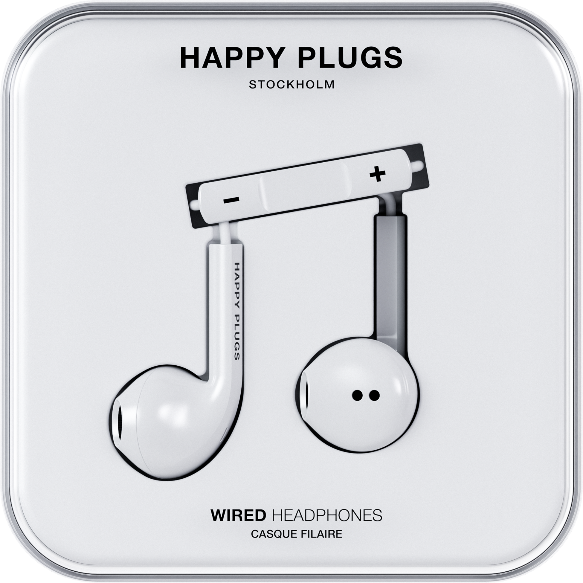 HAPPY PLUGS, Happy Plugs Headphone Wired In-ear Usb-c White
