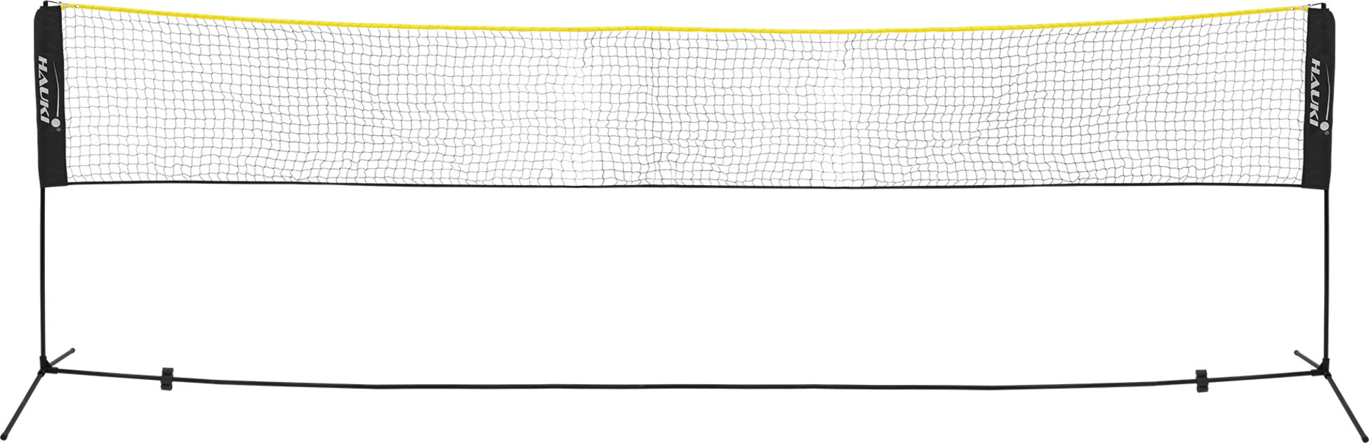 HAUKI, Hauki Badminton Net Set, 500 Cm Portable Tennis Net, Black, H156 Cm, Shuttlecock Net