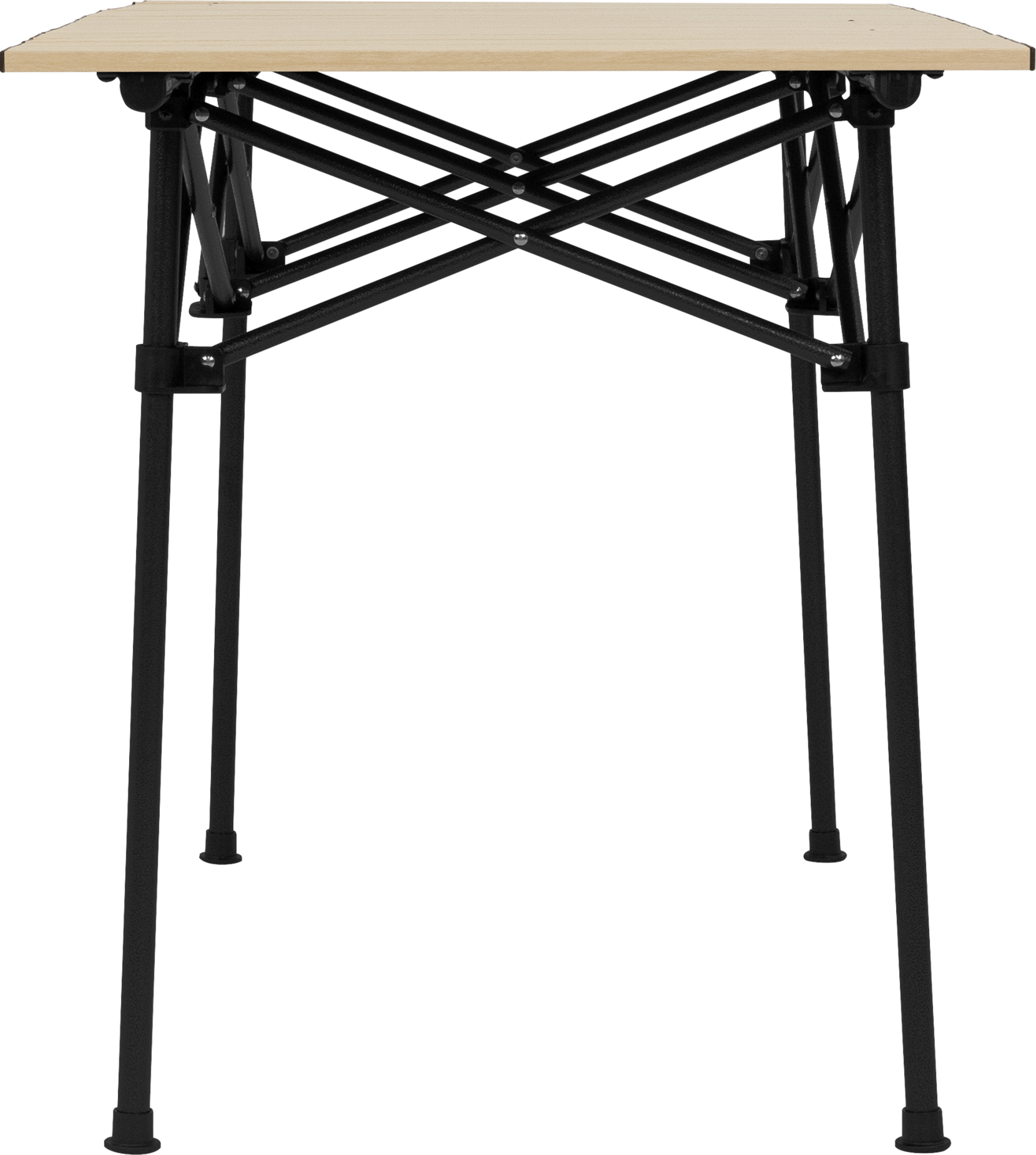 HAUKI, Hauki Foldable Camping Table 118&times;55&times;64.5 Cm, Beige Aluminium Outdoor Table With Roll-up Top