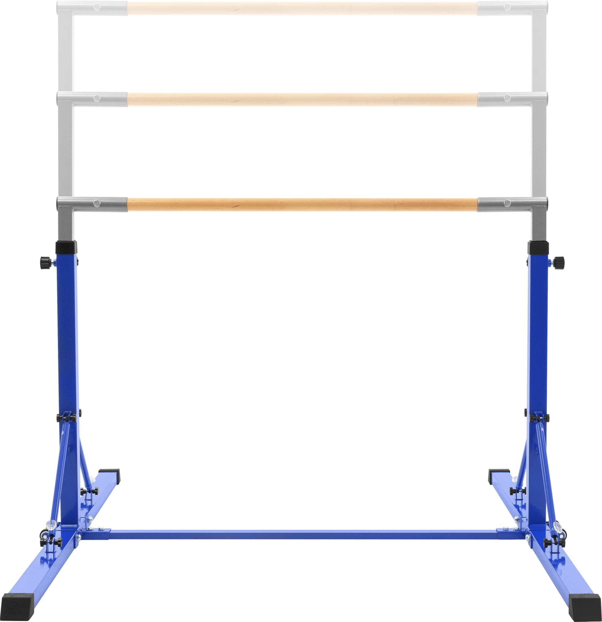HAUKI, Hauki Gymnastics Bar For Kids, Blue, Adjustable Height 95.5-150 Cm, Foldable Training Bar