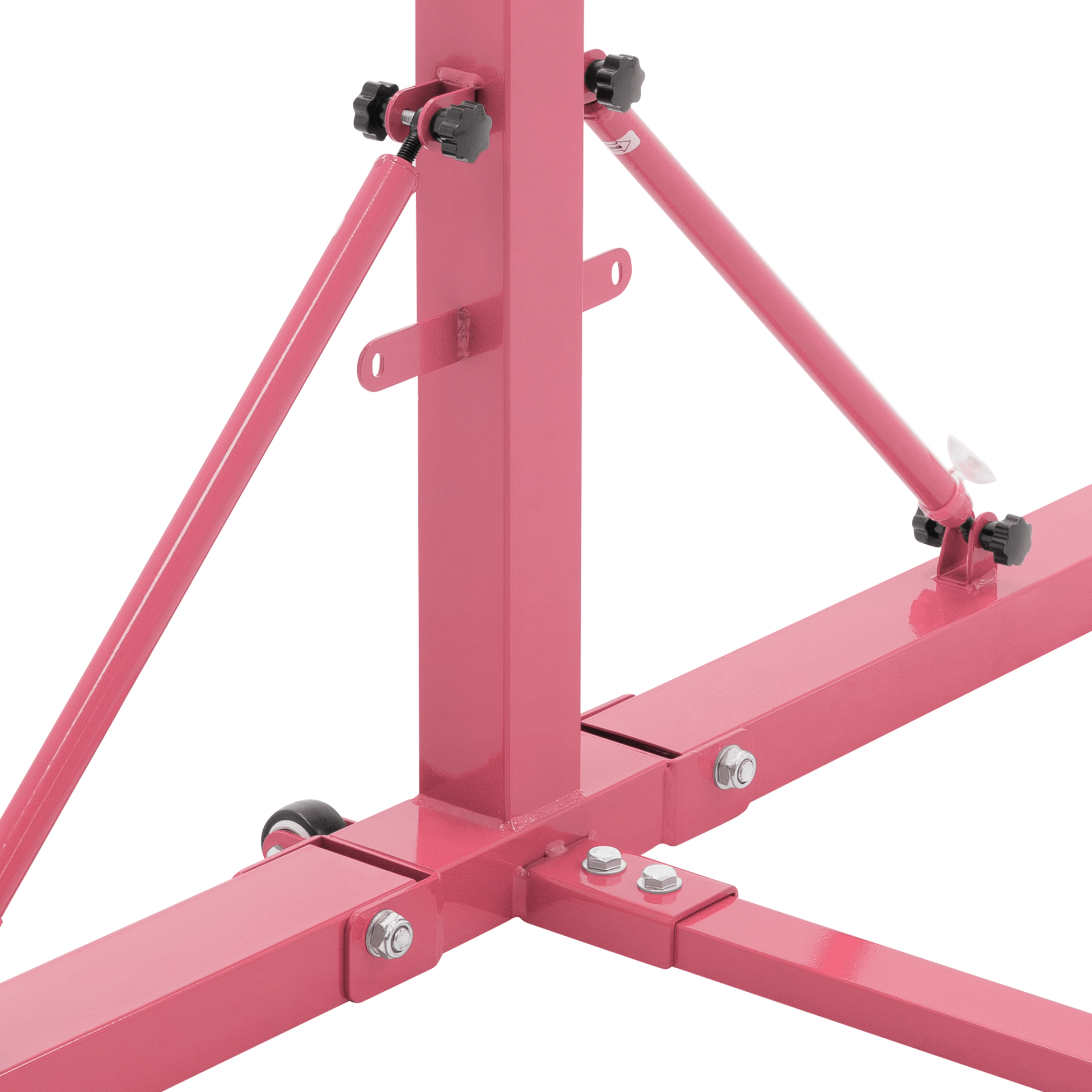 HAUKI, Hauki Gymnastics Bar For Kids, Pink, Adjustable Height 95.5-150 Cm, Foldable Training Bar