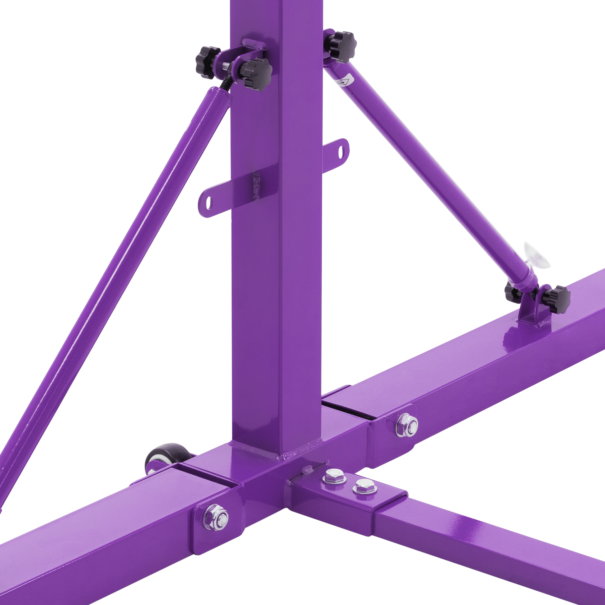 HAUKI, Hauki Gymnastics Bar For Kids, Purple, Adjustable Height 95.5-150 Cm, Foldable Training Bar