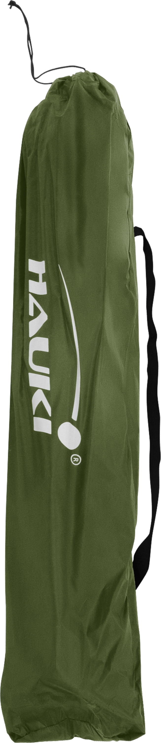 HAUKI, Hauki Set Of 2 Foldable Camping Chairs, Khaki Padded High-back Outdoor Seats With Cup Holders