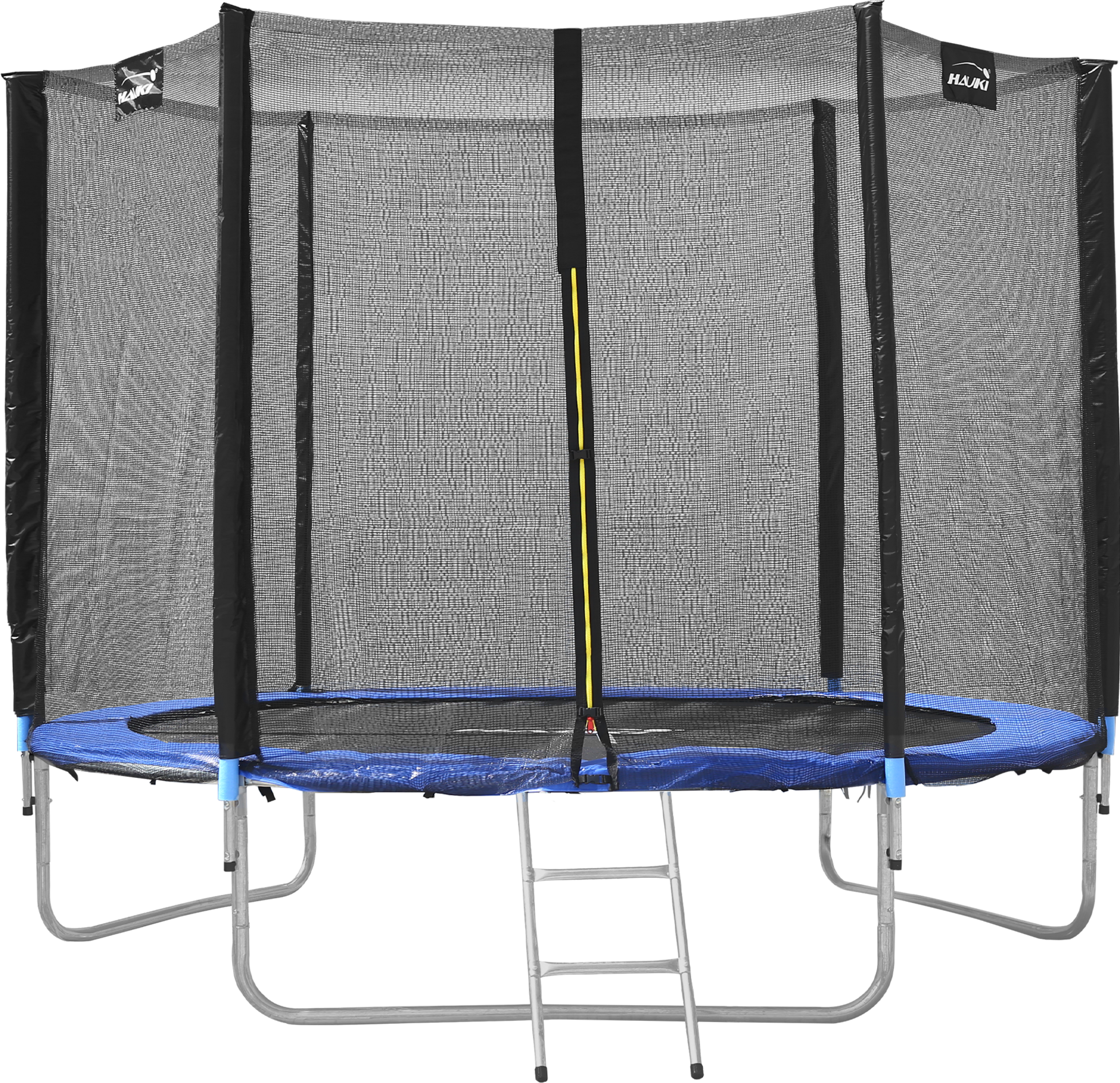 HAUKI, Hauki Trampoline Outdoor &Oslash;244 Cm Blue Certified Gs Round Garden For Children Up To 150 Kg