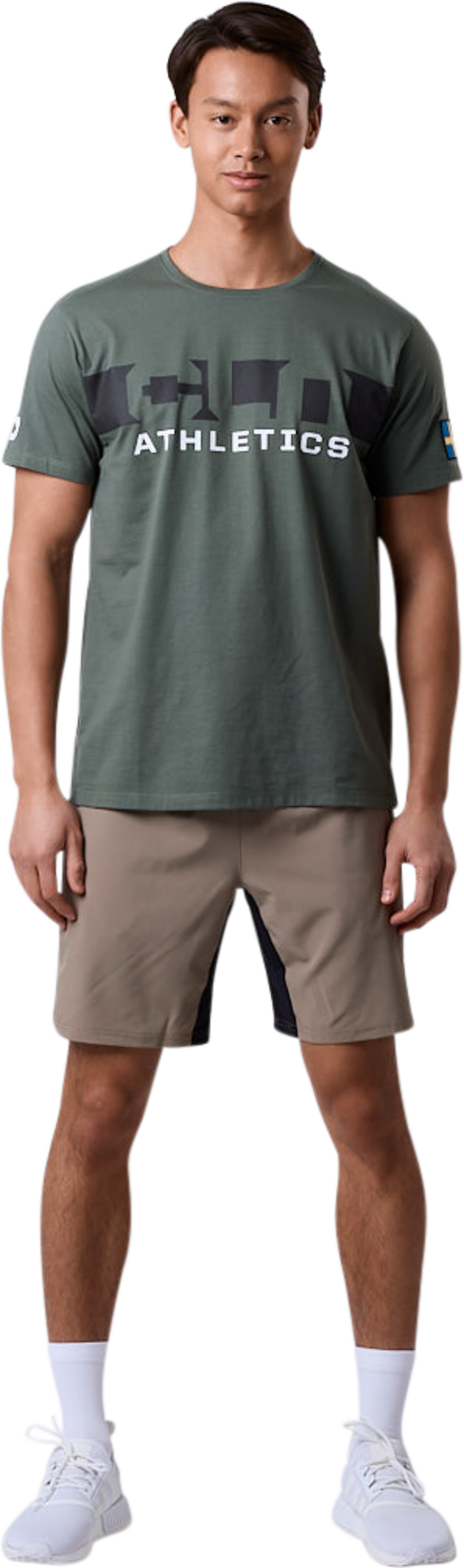 CLN ATHLETICS, Haze T-shirt Moss Green
